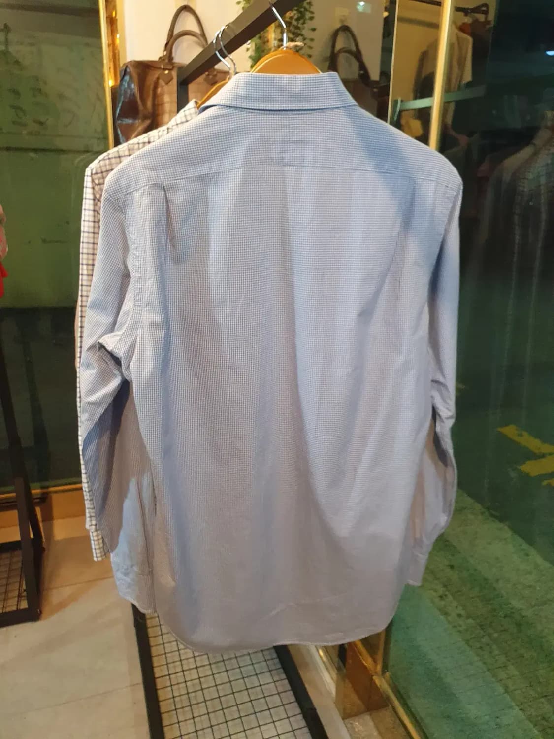 15 1/2사이즈 폴로 랄프로렌 네이비포니 로고 커스텀핏 클래식 체크셔츠 상품이미지6