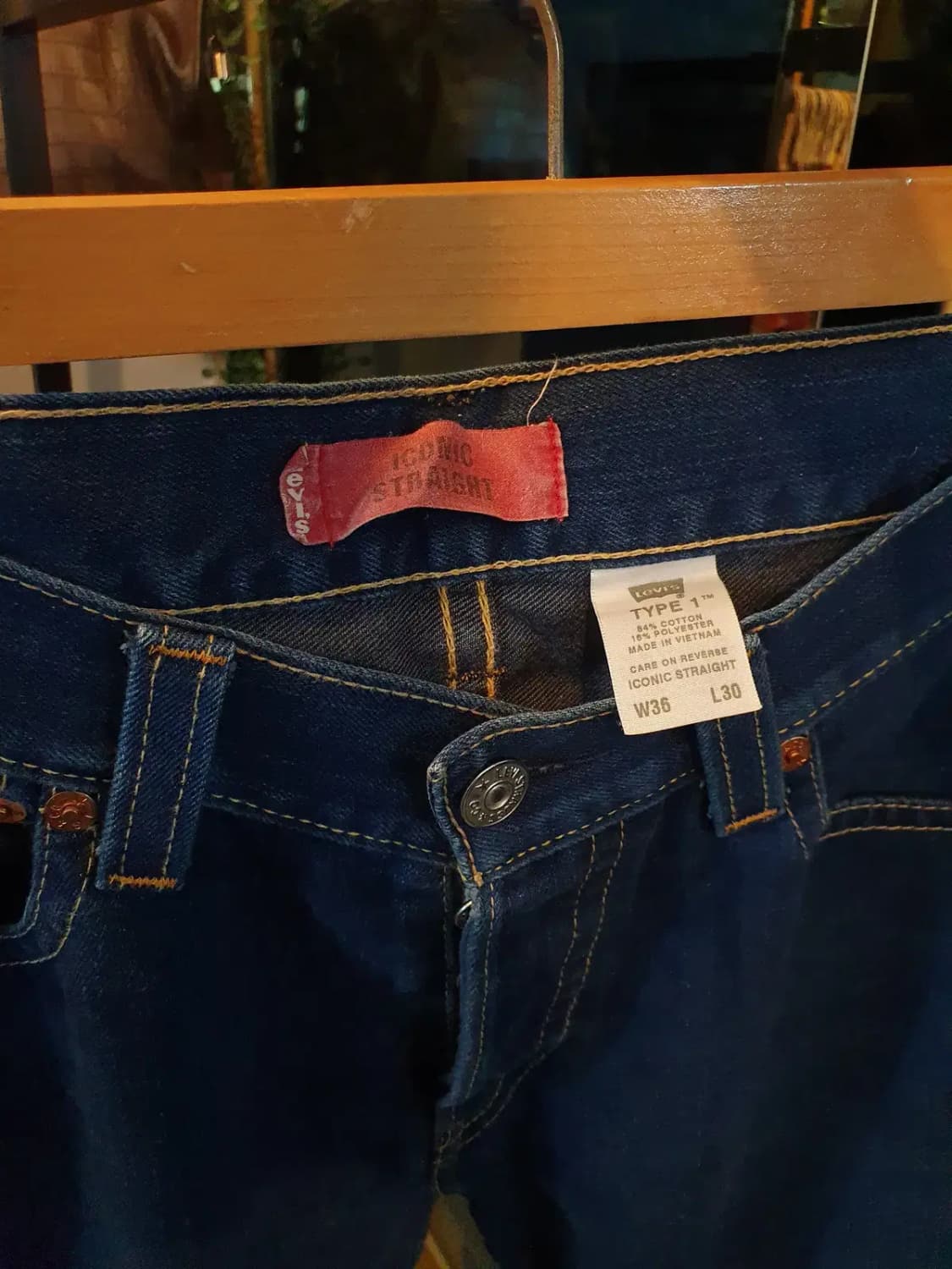 리바이스 타입원 진청 데님 팬츠 36/30 상품이미지3