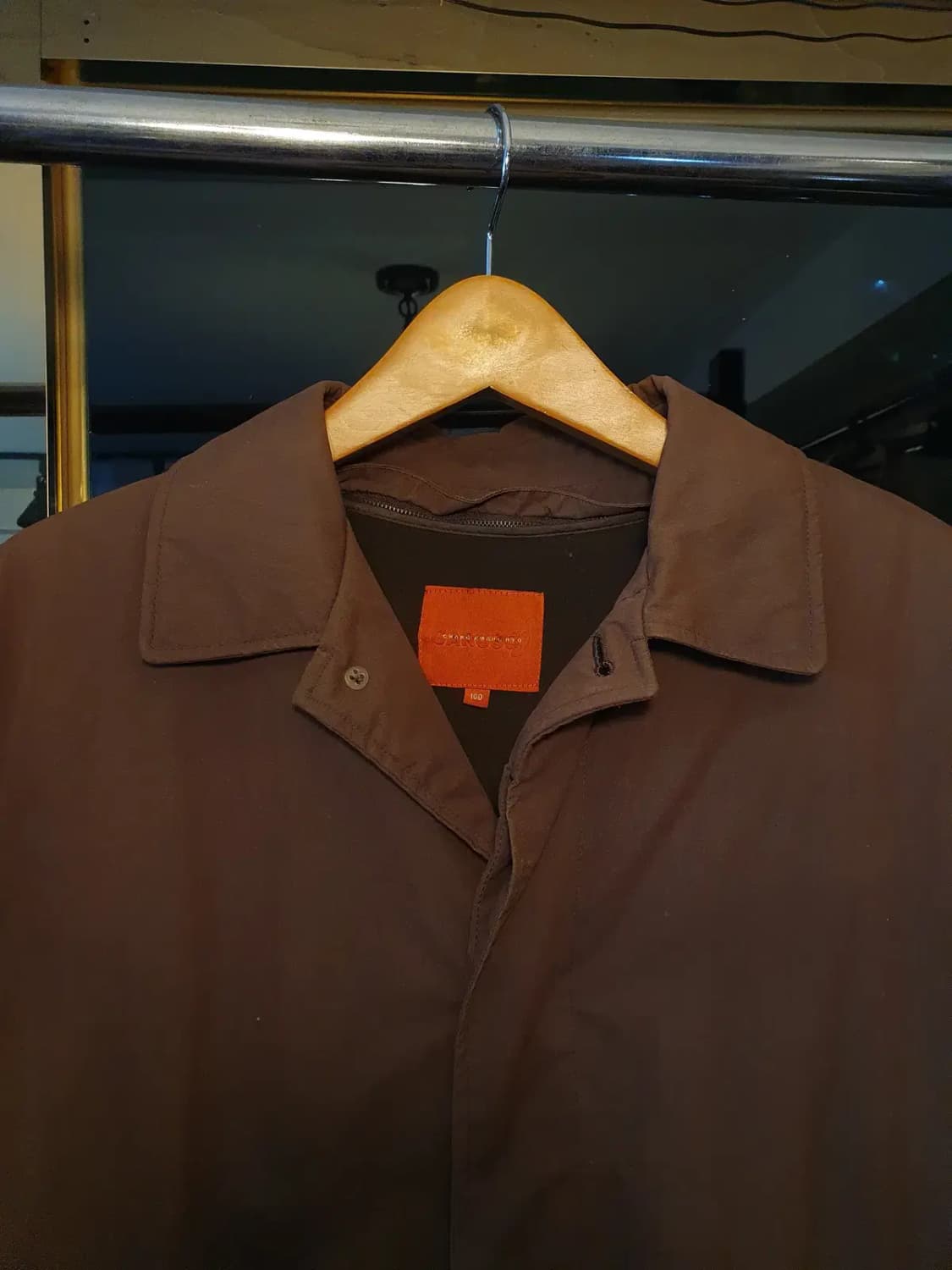 카루소 안감 분리가능 싱글 버튼 롱 자켓 코트 100사이즈 상품이미지3