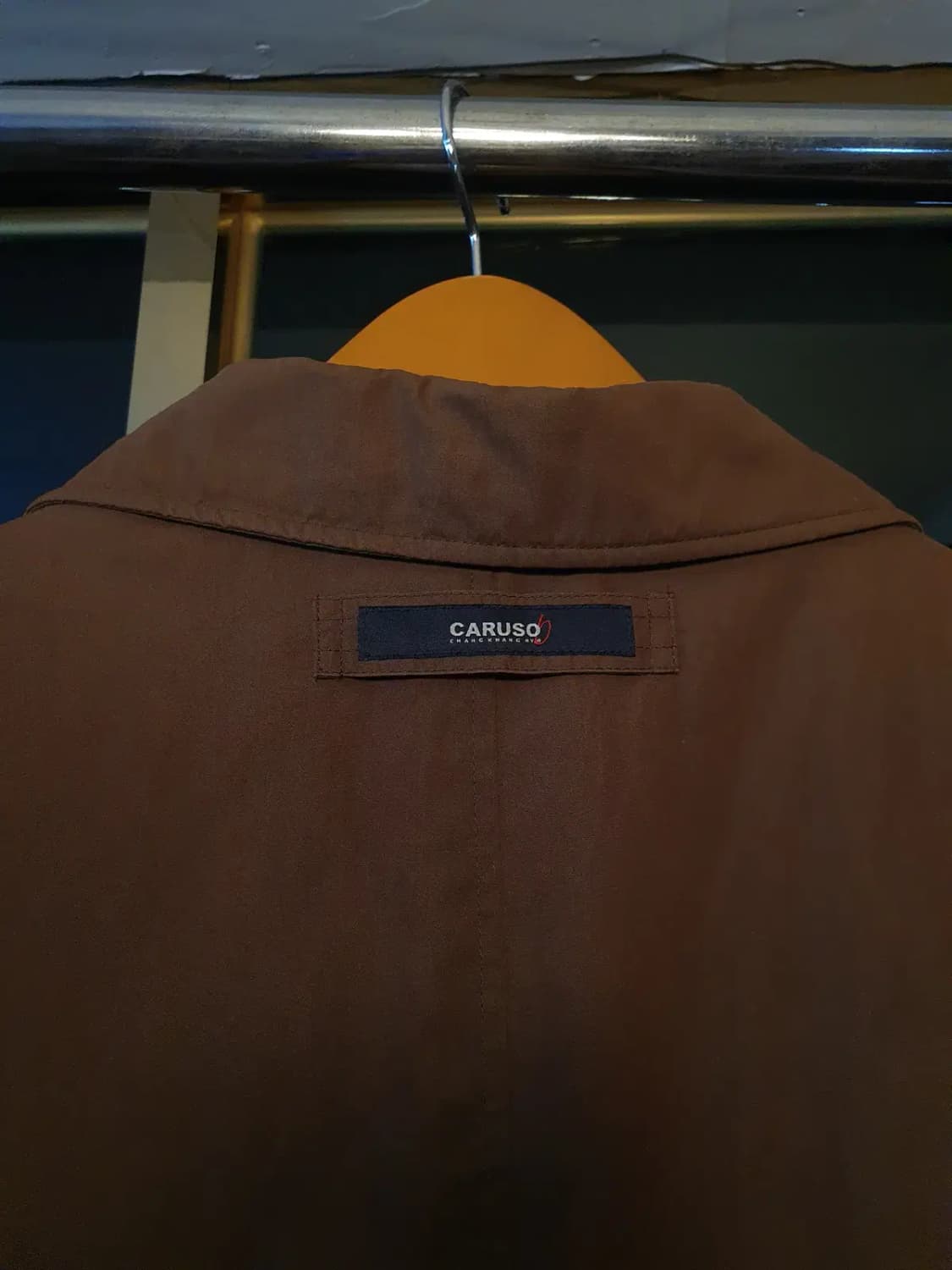 카루소 안감 분리가능 싱글 버튼 롱 자켓 코트 100사이즈 상품이미지8