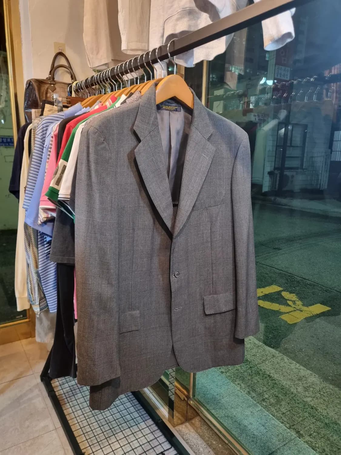 끝판왕 대장급 브룩스브라더스 글렌체크 클래식 블레이져 실사이즈 105 상품이미지1