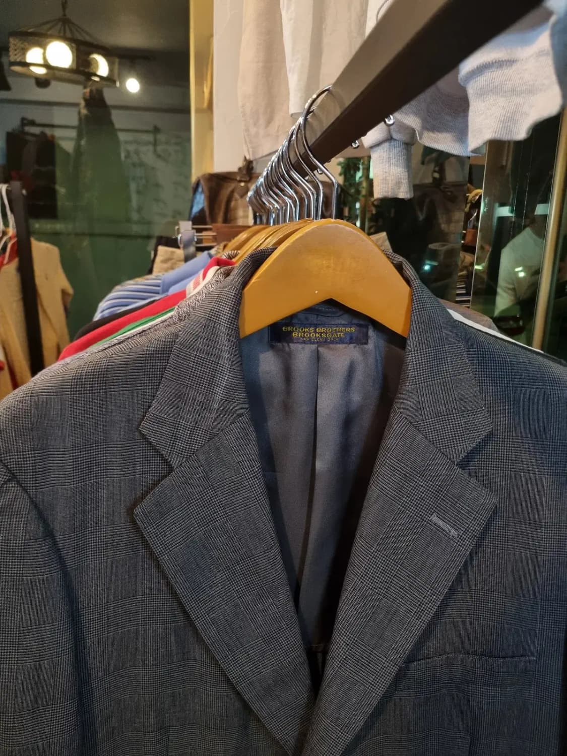 끝판왕 대장급 브룩스브라더스 글렌체크 클래식 블레이져 실사이즈 105 상품이미지3