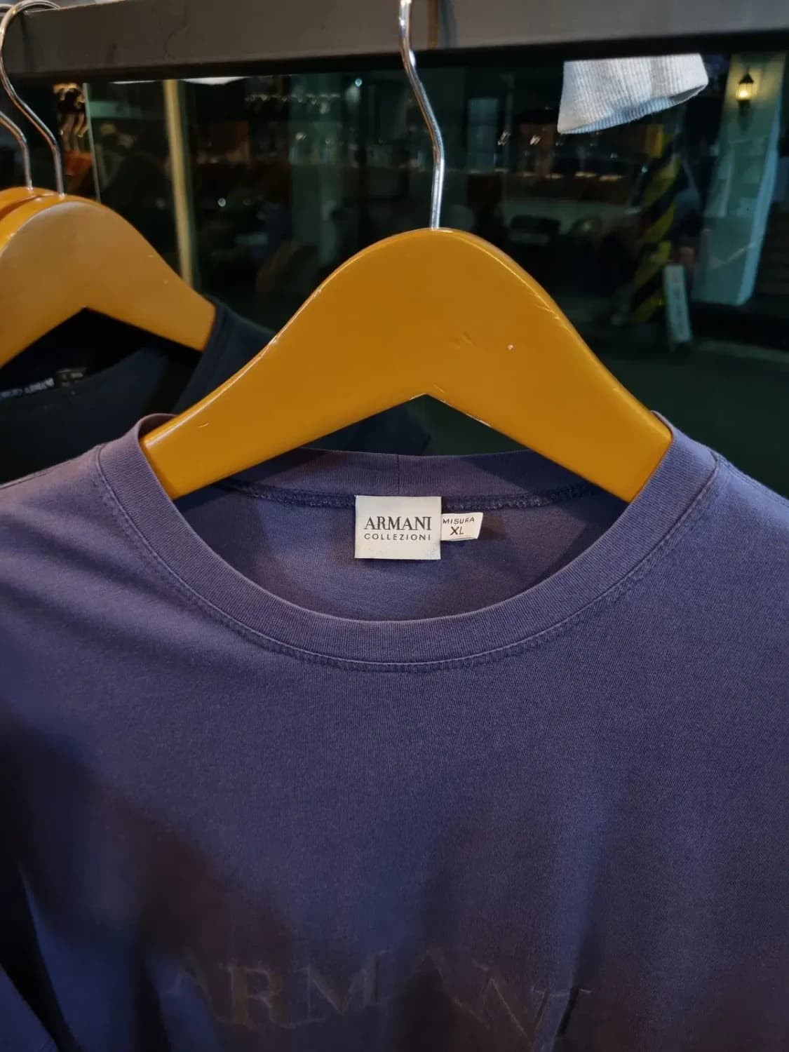 아르마니 꼴레지오니 이탈리아 이태리 최상급 명품 로고 티셔츠 XL사이즈 상품이미지4