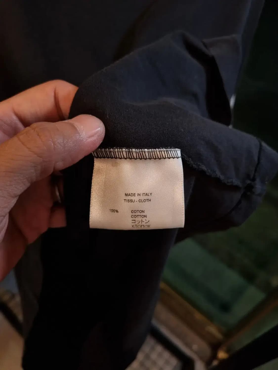 실사이즈 95~100 지방시 소매 화이트 레이어드 아수라 반팔티셔츠 상품이미지5