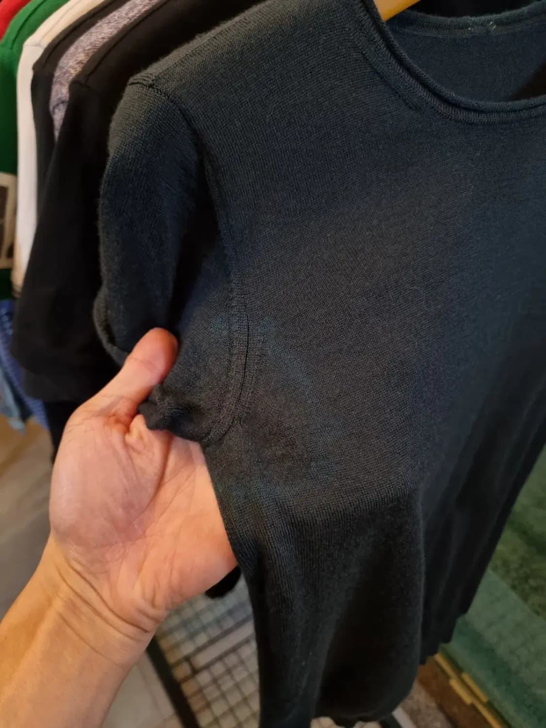 아르마니 꼴레지오니 반팔 모 100% 100사이즈 상품이미지2