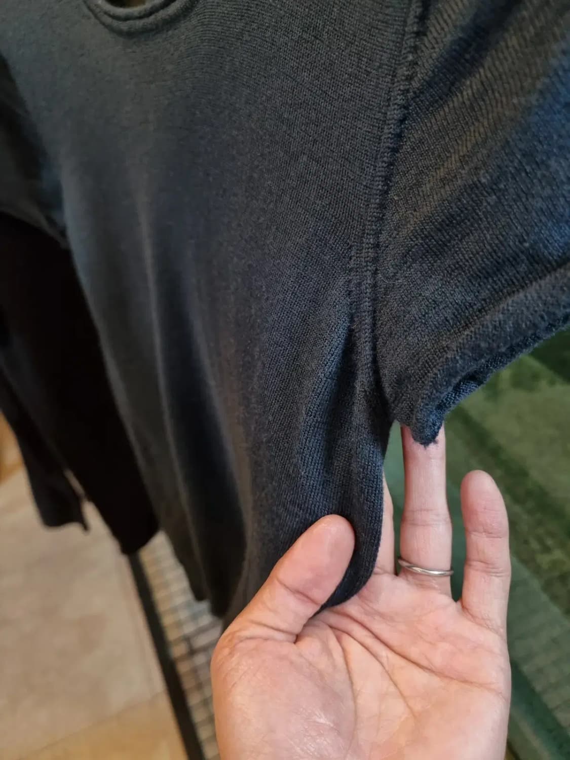 아르마니 꼴레지오니 반팔 모 100% 100사이즈 상품이미지3