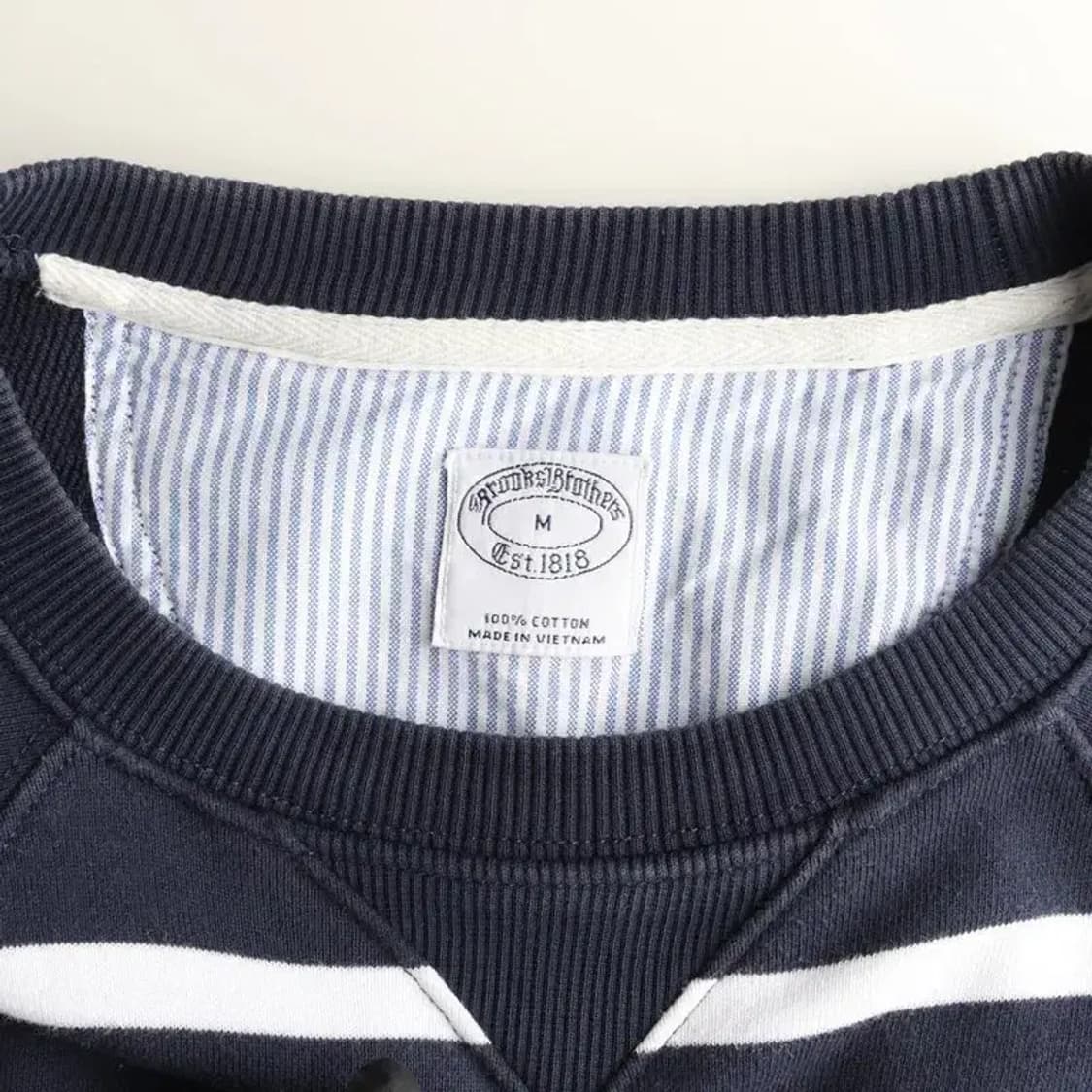 브룩스브라더스 코튼 혼방 맨투맨 M사이즈 상품이미지5