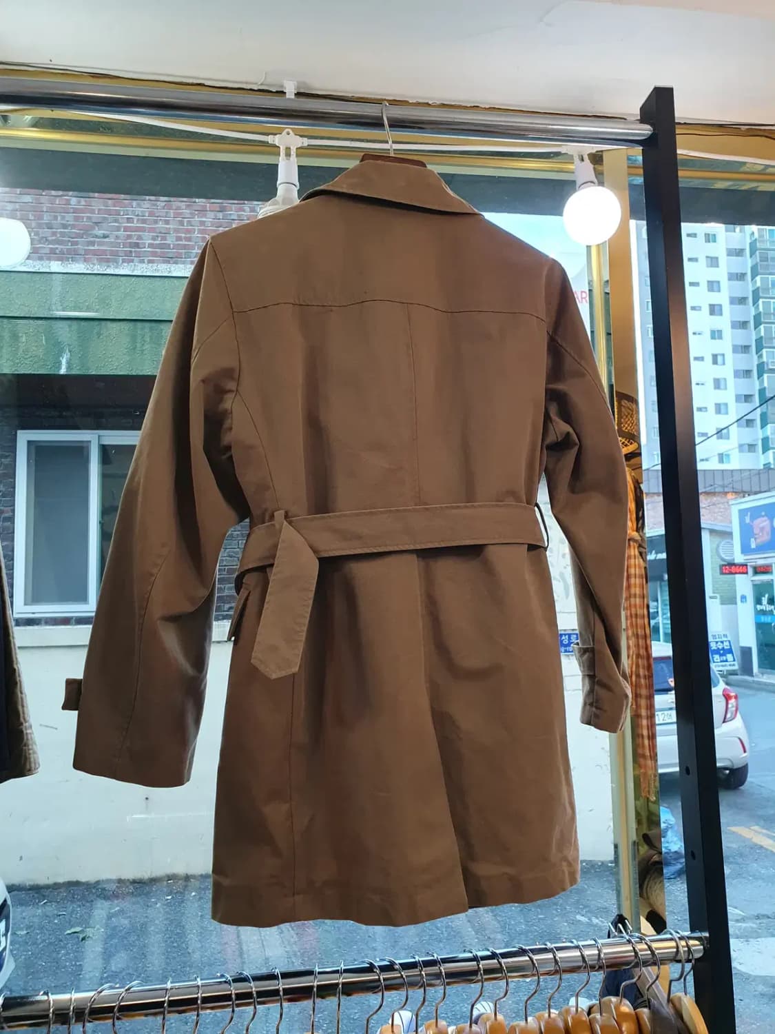 이탈리아 LIMONTA 더블 브레스티드 트렌치코트 S사이즈 상품이미지10