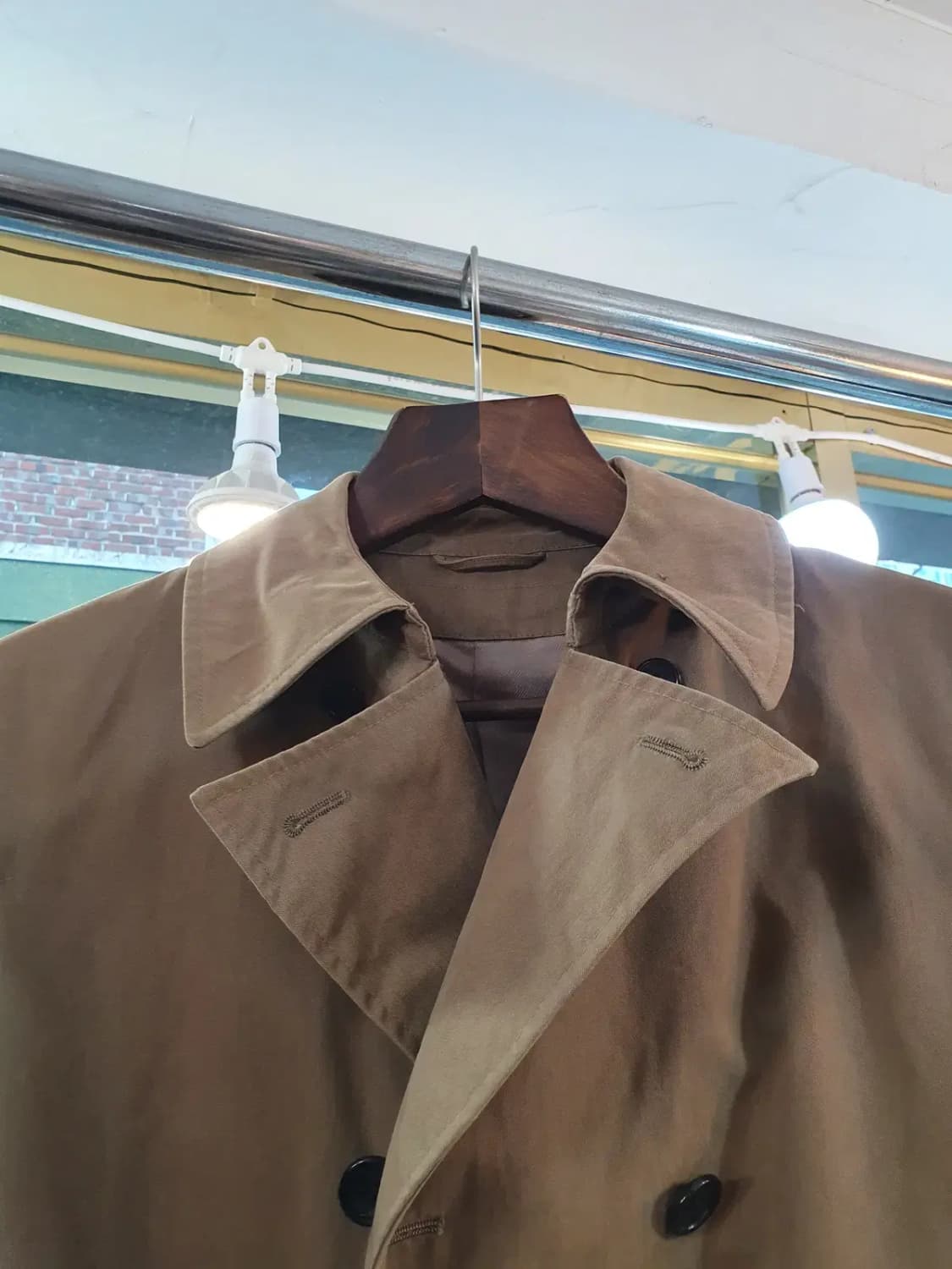 이탈리아 LIMONTA 더블 브레스티드 트렌치코트 S사이즈 상품이미지4