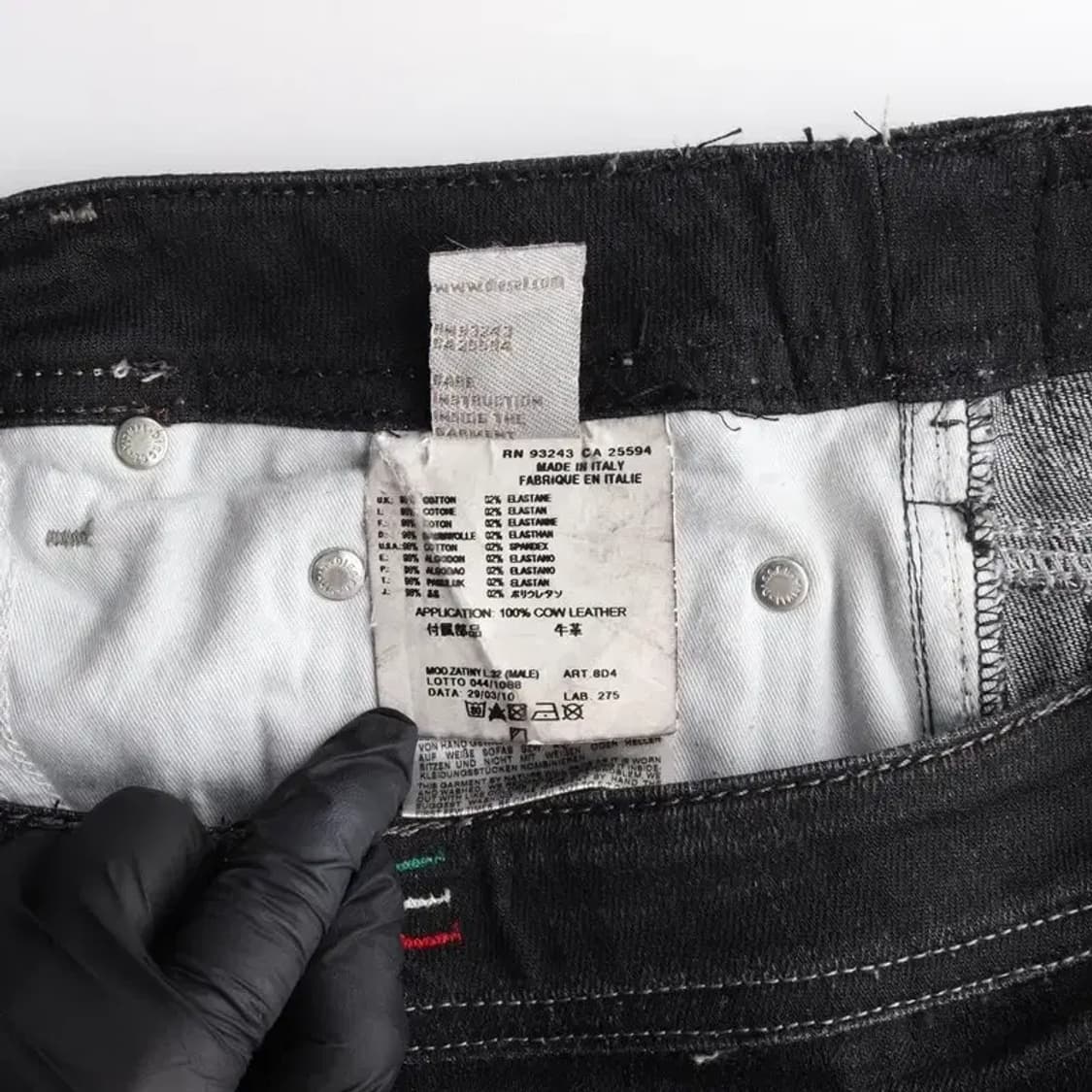 디젤 코튼 혼방 청바지 33사이즈 상품이미지7