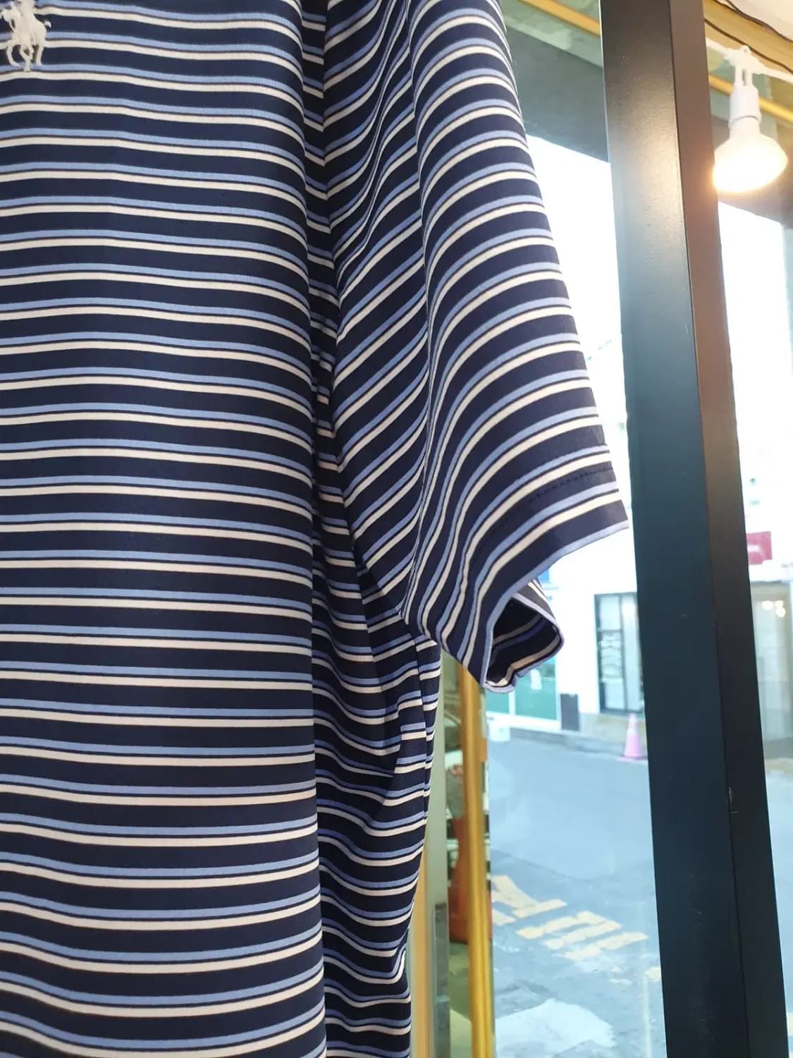 XL사이즈 폴로랄프로렌 화이트포니 멀티 스트라이프 스판 카라티 피케티 상품이미지5