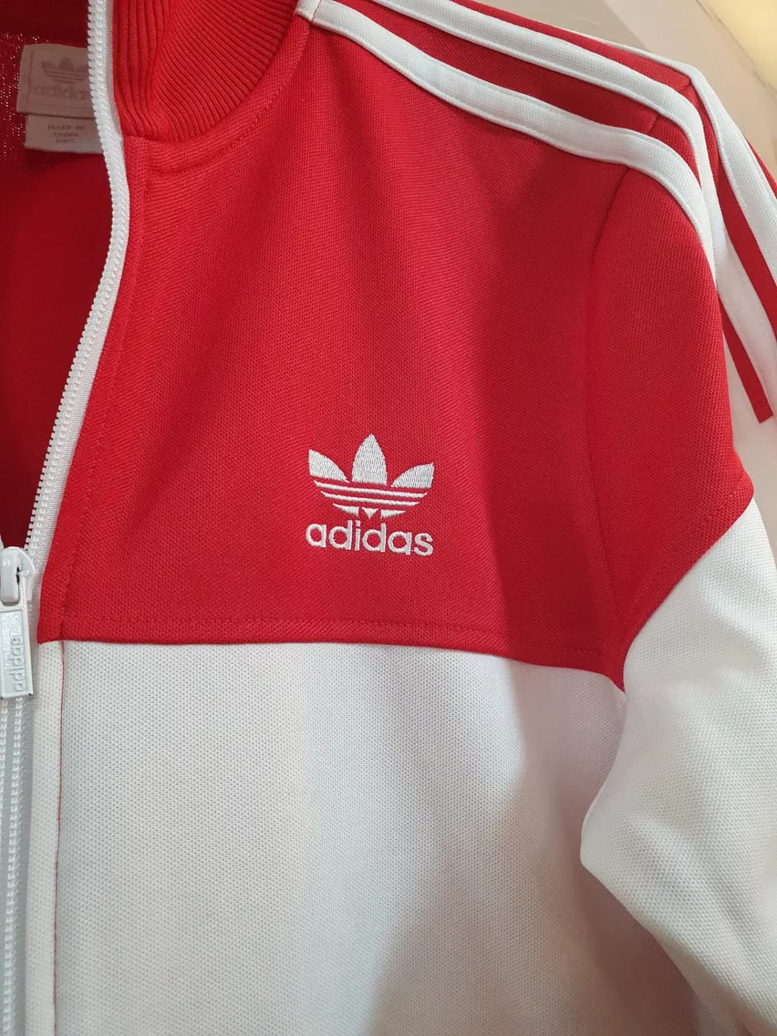 대장급 95사이즈 아디다스 페루 자수 파이어버드 집업 저지 트랙탑 자켓 상품이미지6