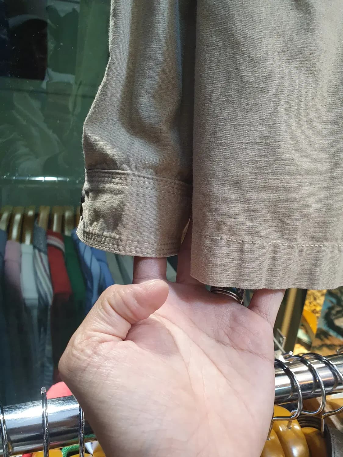 해켓 헤켓 베이지 컬러 사파리 멀티포켓 자켓 실사이즈 XL 상품이미지5