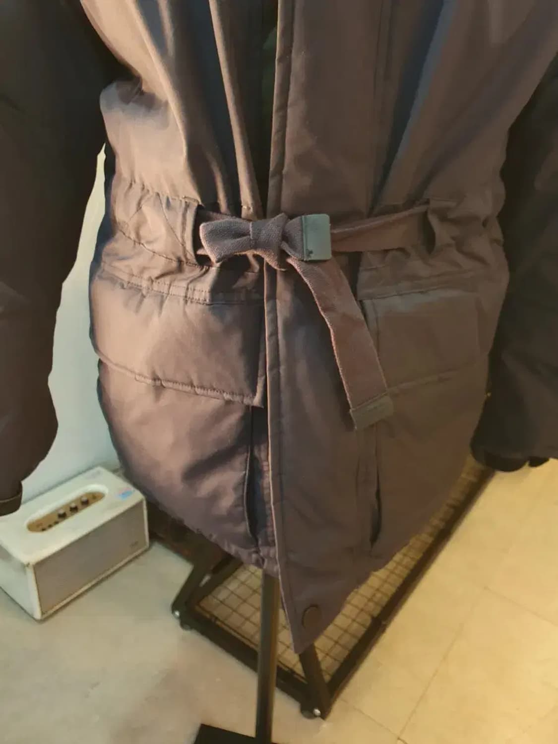 뉴발란스 카메라맨 네이비 후드 퍼 패딩 점퍼 95사이즈 상품이미지3