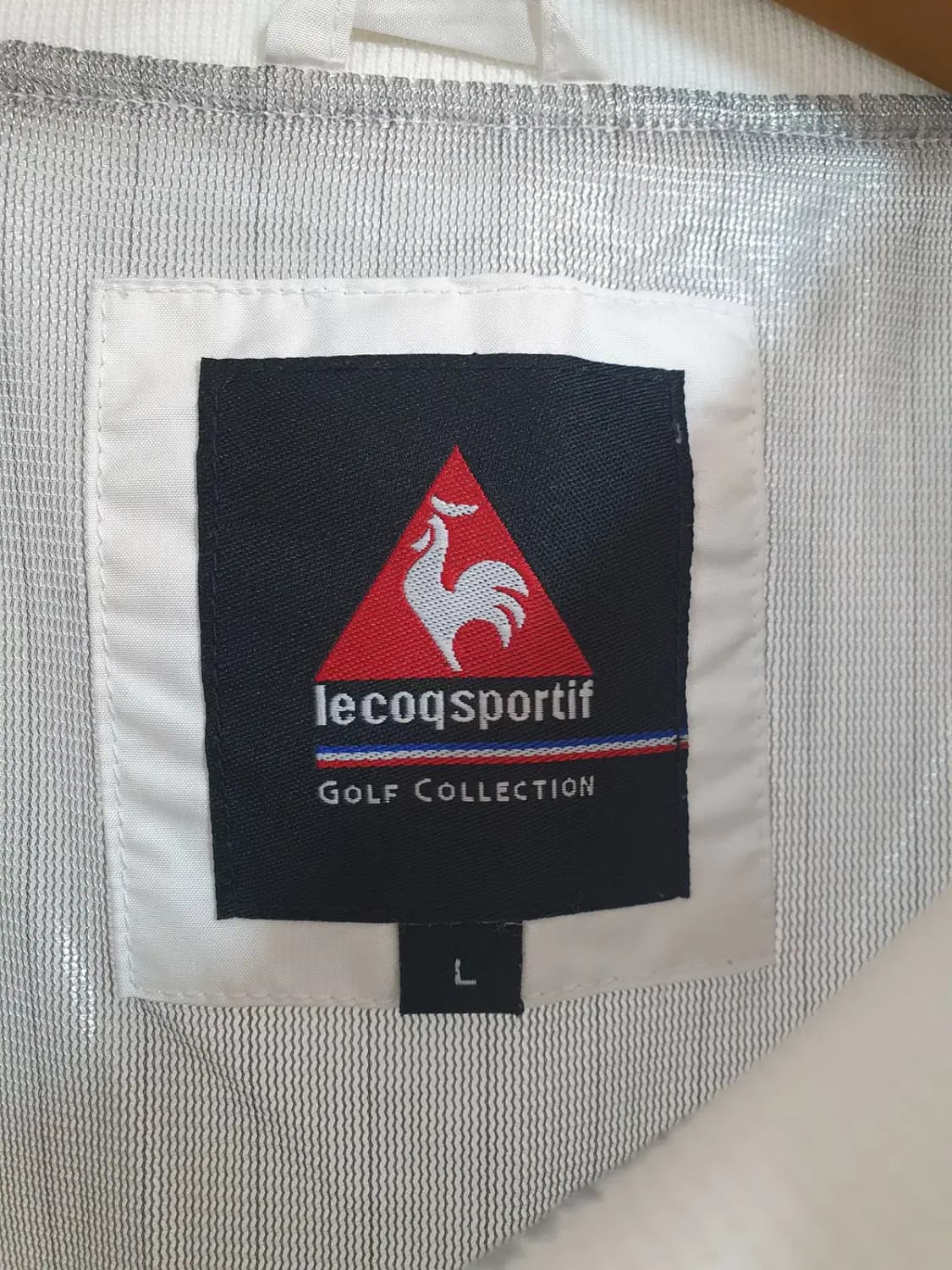 르꼬끄 스포르티프 영문 자수 로고 베이직 브이넥 웜업 아노락 L사이즈 상품이미지5