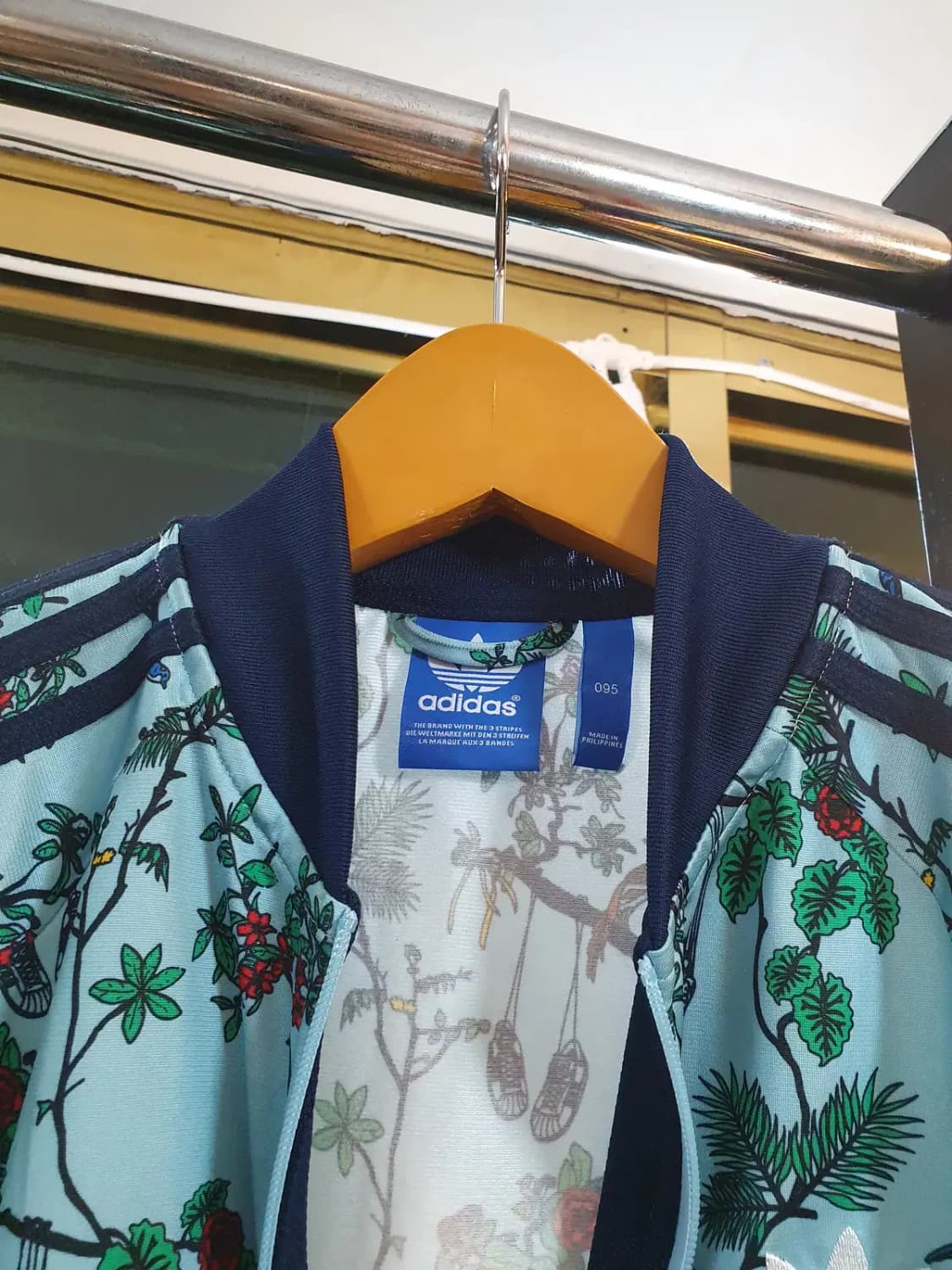 대장급 95사이즈 아디다스 에스닉 파이어버드 집업 저지 트랙탑 자켓 상품이미지3