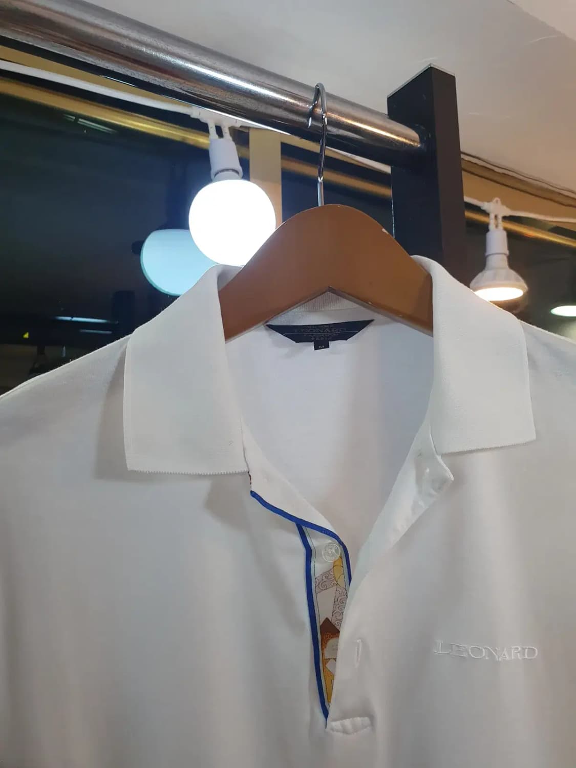 일본 LEONARD 빈티지 카라티 피케티 실사이즈 L 상품이미지3