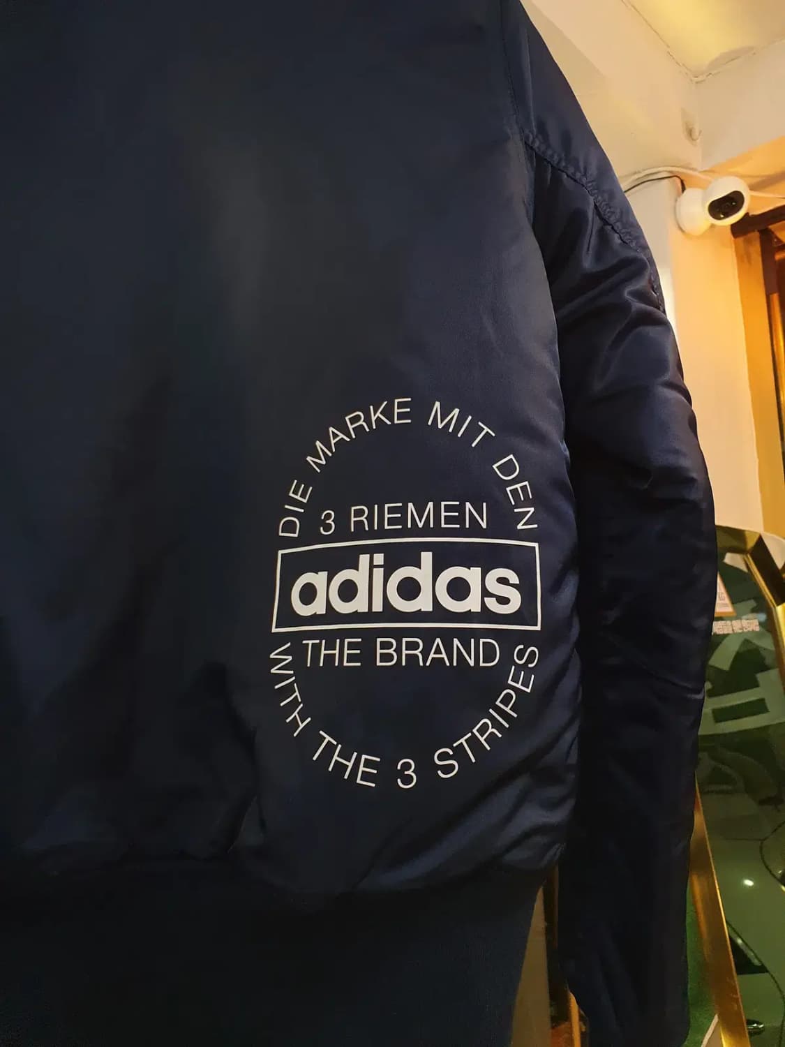 아디다스 파이어버드 로고 올드스쿨 스타디움 항공자켓 90사이즈 상품이미지4