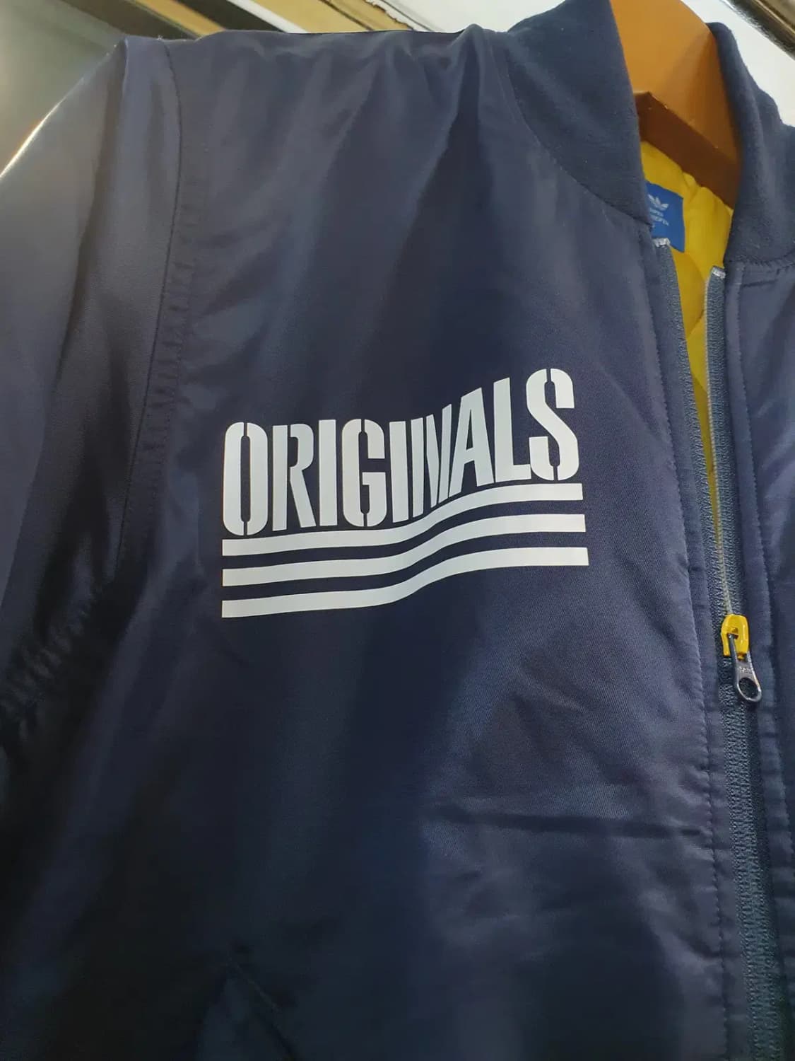 아디다스 파이어버드 로고 올드스쿨 스타디움 항공자켓 90사이즈 상품이미지8