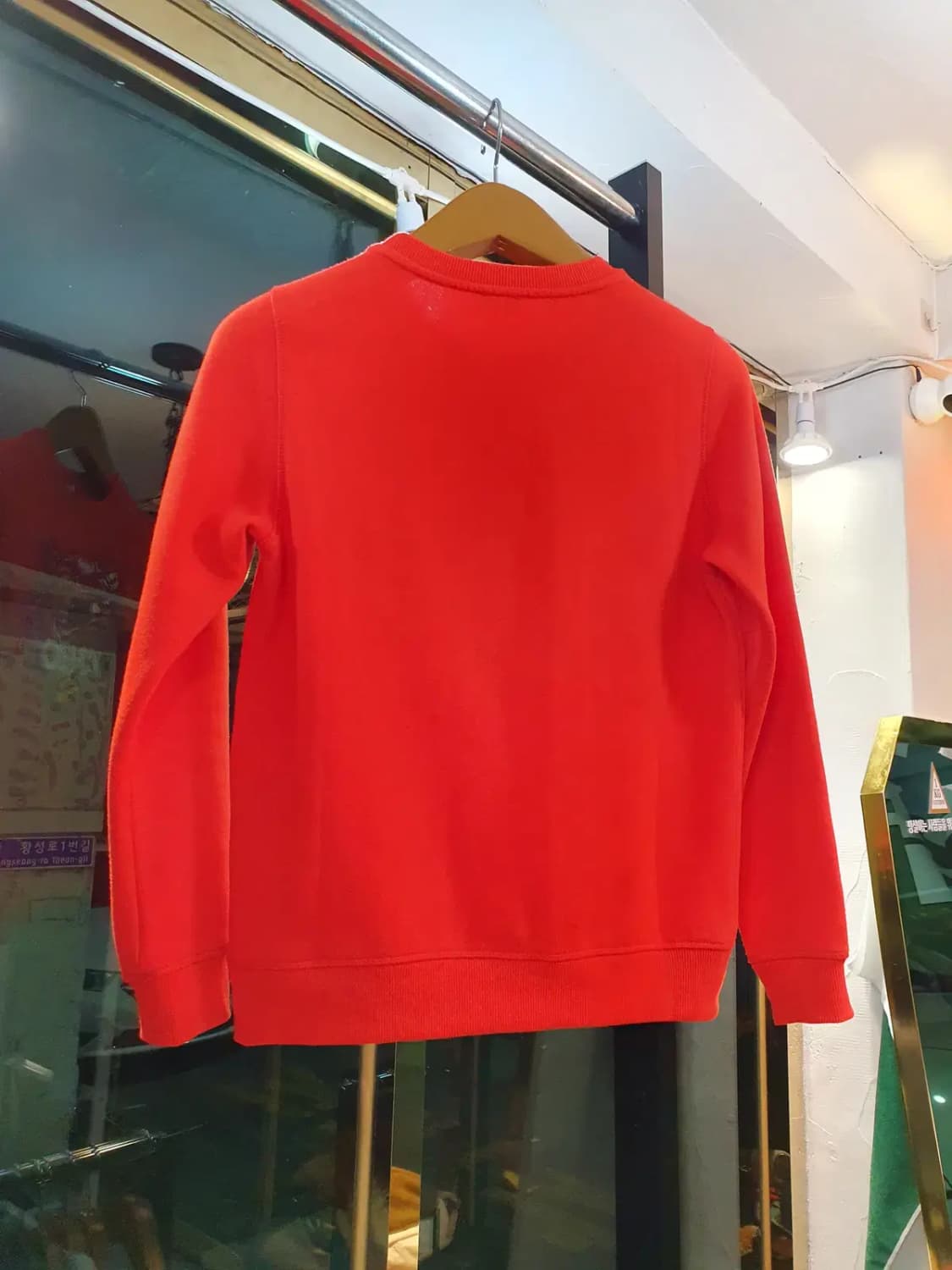 겐조 140 키즈 타이거 자수 맨투맨 레드 상품이미지7