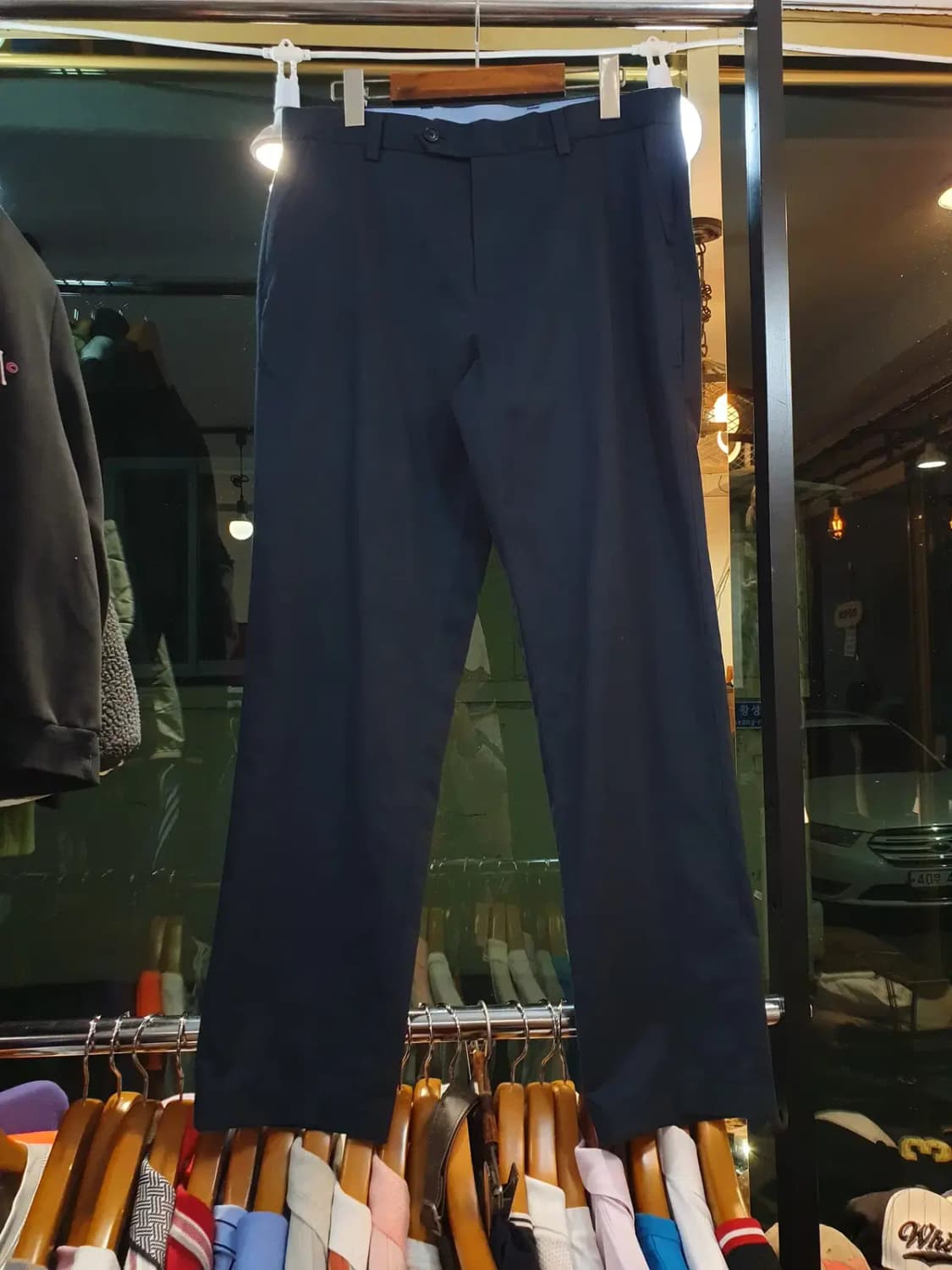 브룩스브라더스 남성 치노 네이비 코튼팬츠 32/34 상품이미지1