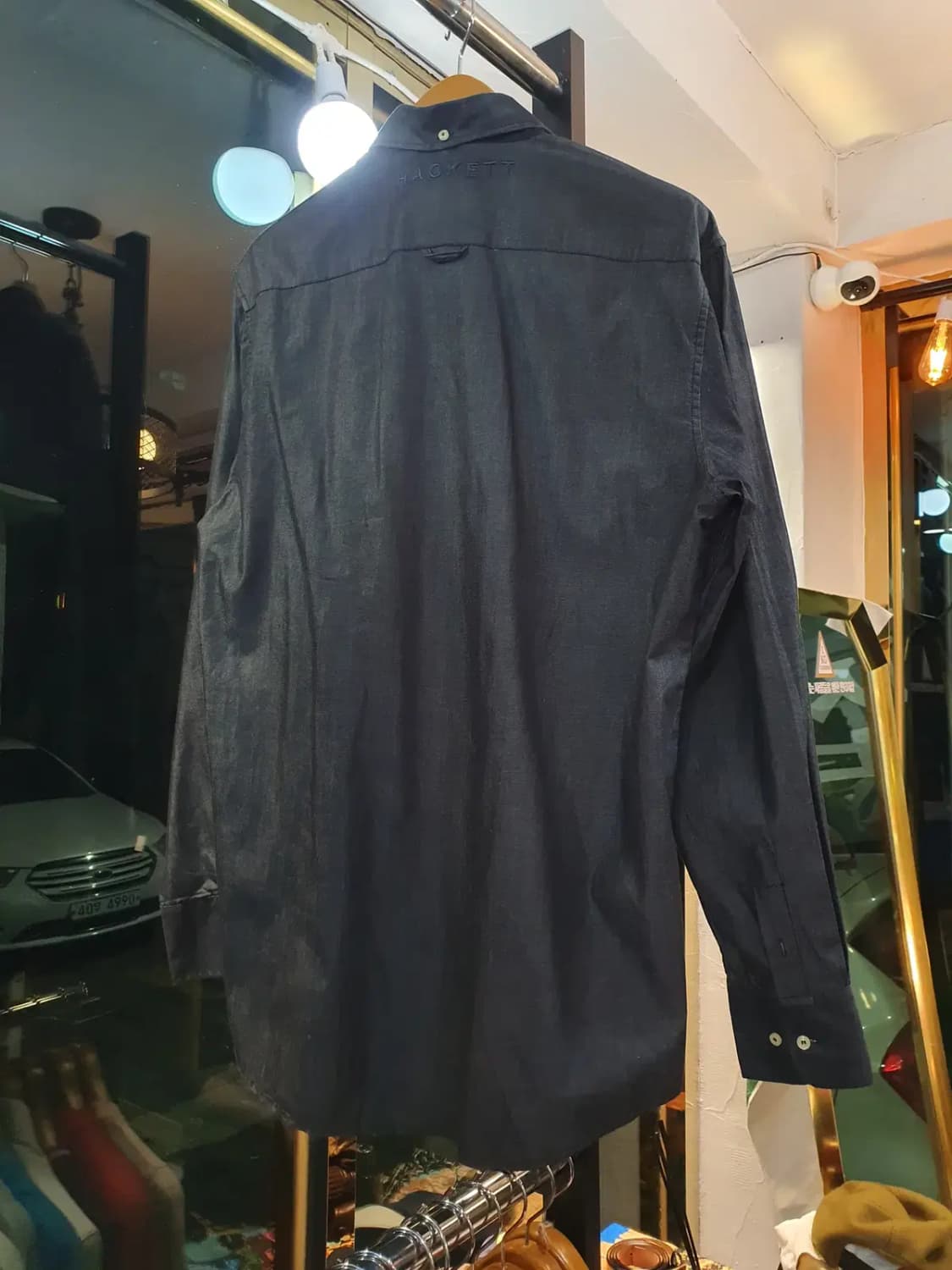 택채 새상품 해켓 헤켓 블랙컬러 에스턴마틴 콜라보셔츠 2XL XXL사이즈 상품이미지8