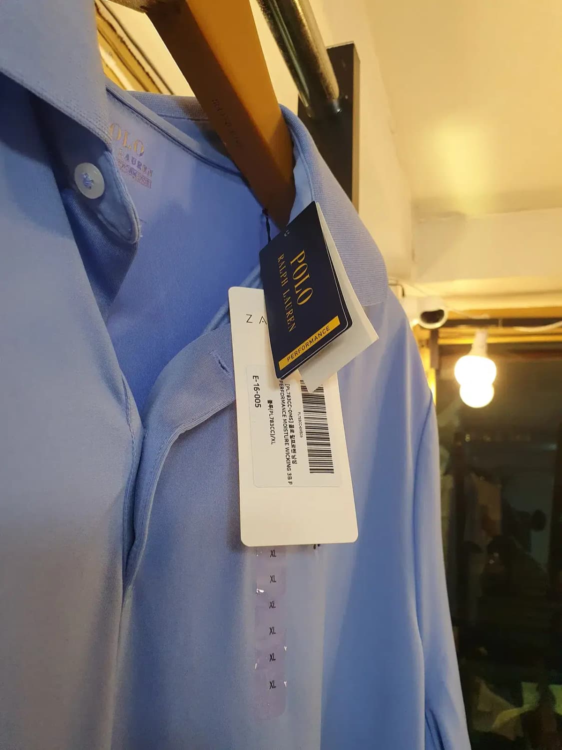 XL사이즈 택채새상품 폴로 랄프로렌 블루포니 로고 카라티 피케티 상품이미지3