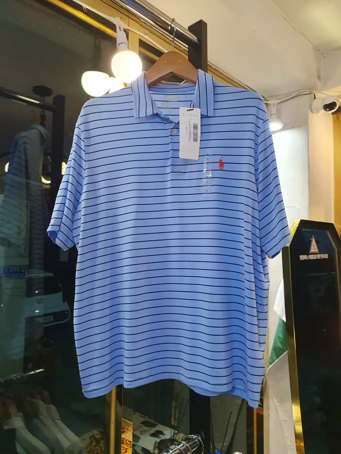 XL사이즈 택채새상품 폴로 랄프로렌 레드포니 스트라이프 카라티 피케티 상품이미지1