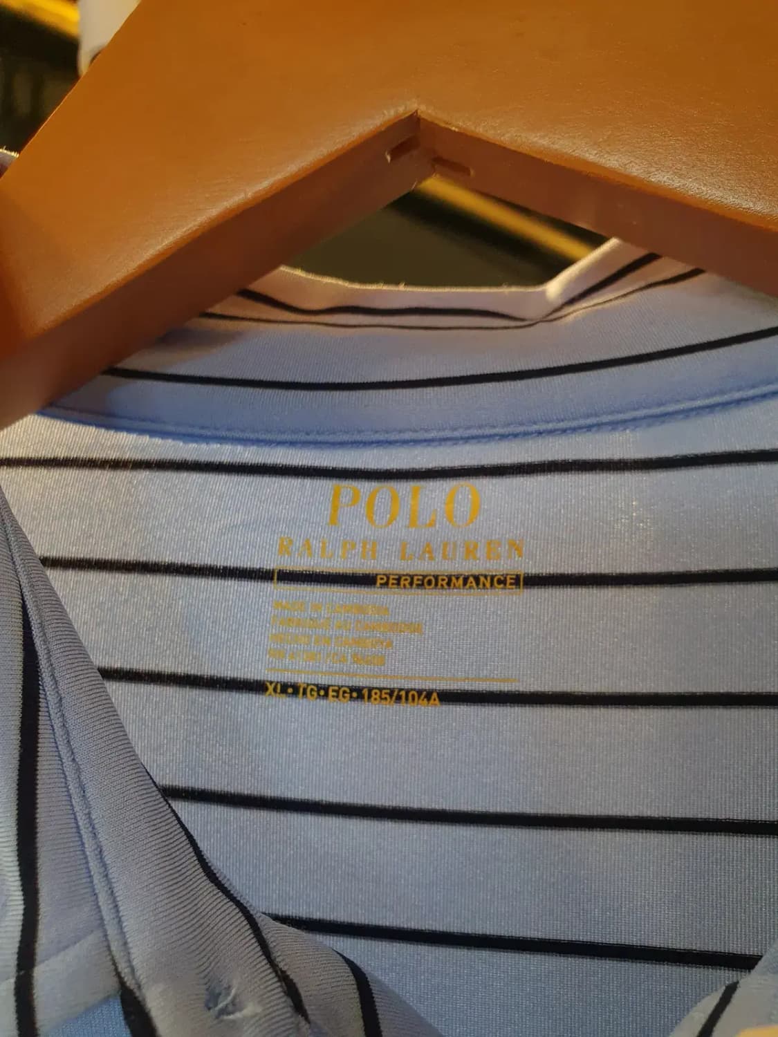 XL사이즈 택채새상품 폴로 랄프로렌 레드포니 스트라이프 카라티 피케티 상품이미지5