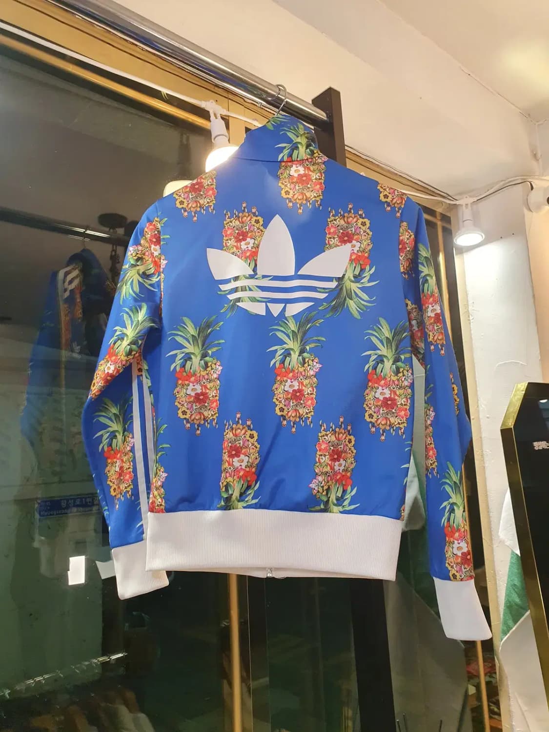 올드스쿨 아디다스 파인애플 파이어버드 트랙탑 저지 자켓 100사이즈 상품이미지1