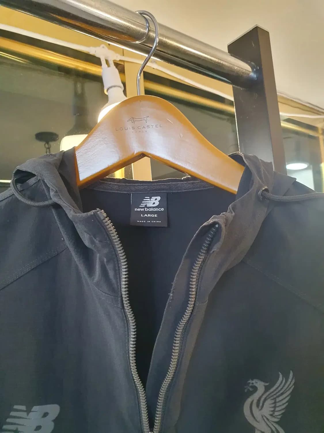 실사이즈 XL 뉴발란스 리버풀 대장급 끝판왕 아노락 반집업 바람막이 상품이미지3