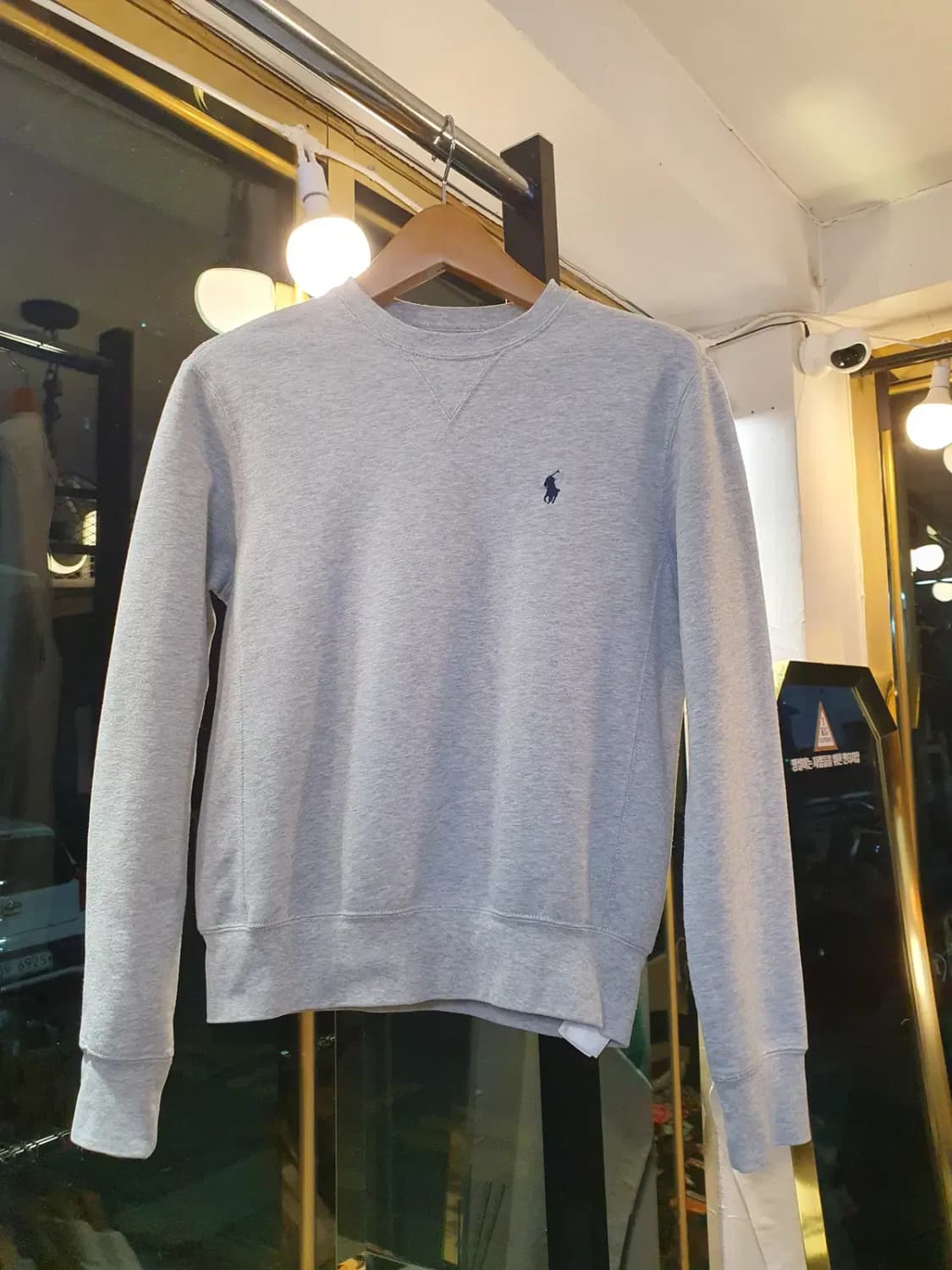 XS사이즈 폴로 랄프로렌 여성용 네이비 포니 기모 맨투맨 스웨트셔츠 상품이미지1