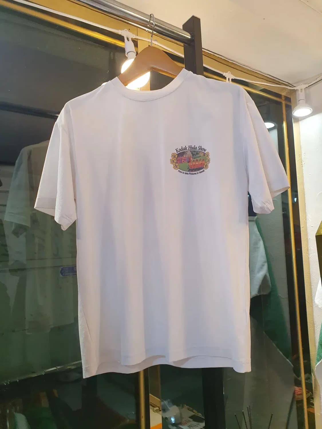 코닥 M사이즈 코닥훌라쇼 프린팅 로고패치 티셔츠 상품이미지1