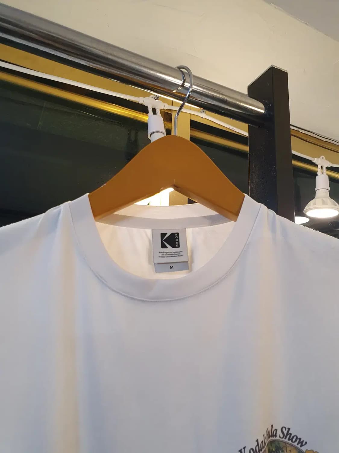 코닥 M사이즈 코닥훌라쇼 프린팅 로고패치 티셔츠 상품이미지4