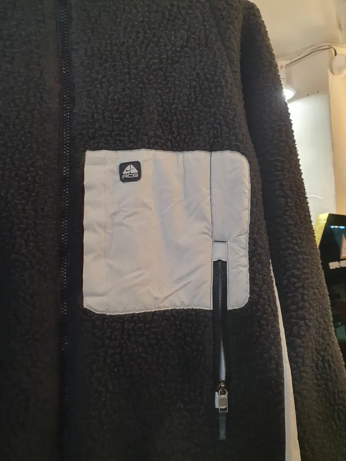 대장급 XL사이즈 나이키 ACG 로고 패치 양면 집업 바람막이 자켓 상품이미지3