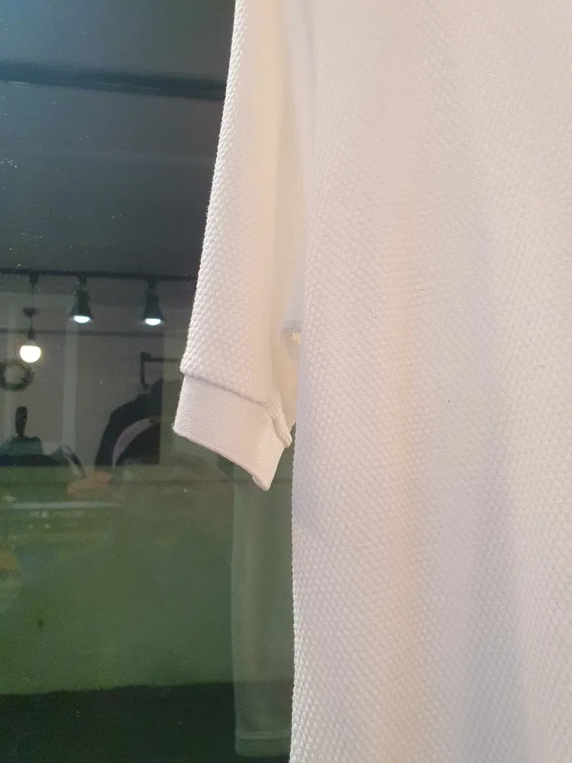 질샌더 52사이즈 심플 클래식 버드아이 피케티 카라티 화이트 상품이미지4