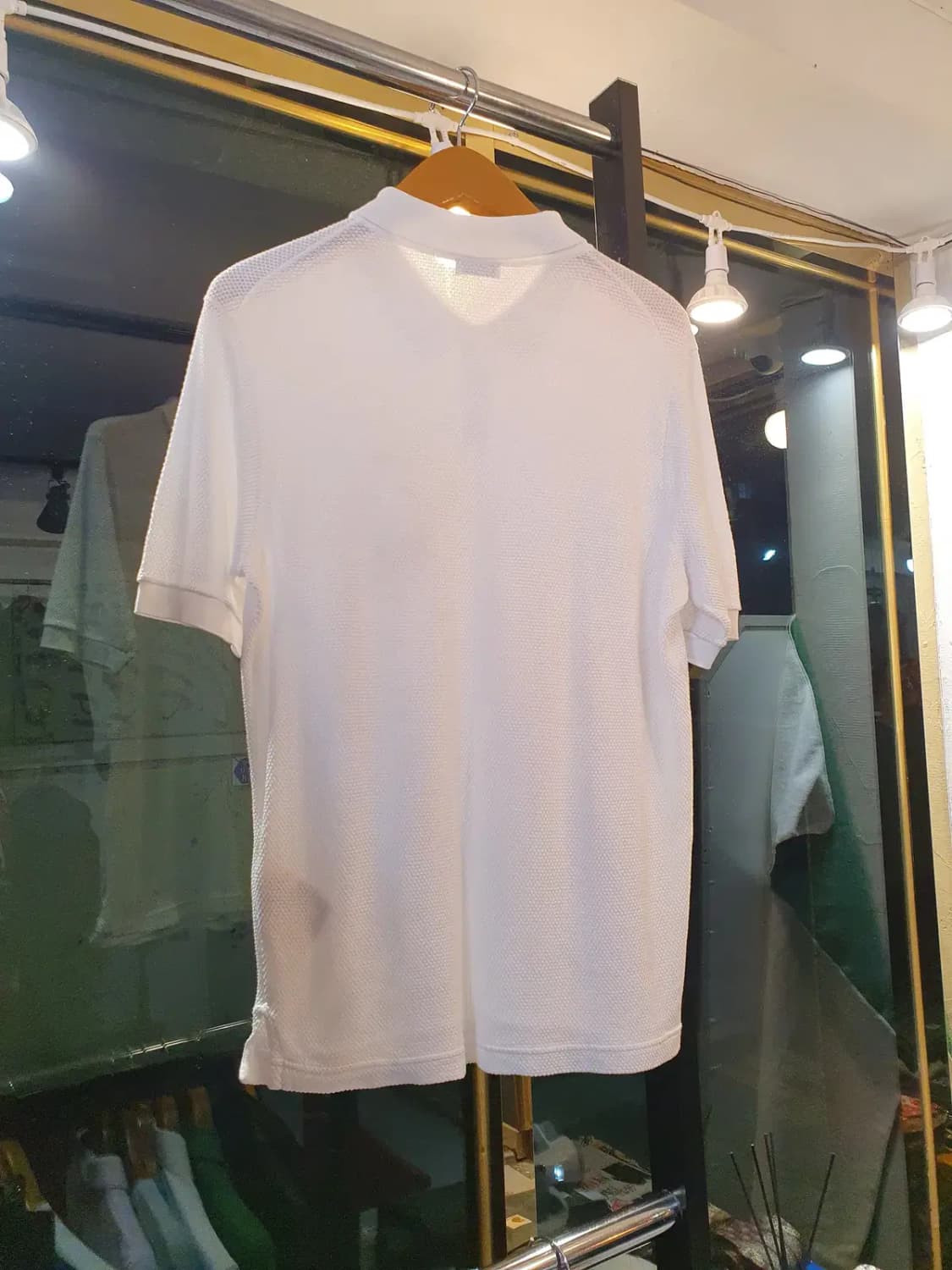 질샌더 52사이즈 심플 클래식 버드아이 피케티 카라티 화이트 상품이미지6