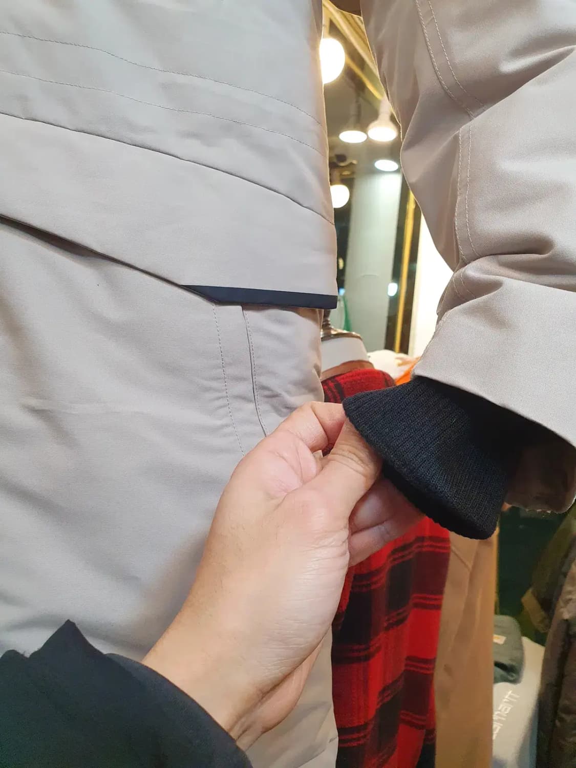 무하자 새상품급 90사이즈 K2 거위털 라쿤퍼 최고급 끝판왕 대장급 패딩 상품이미지4