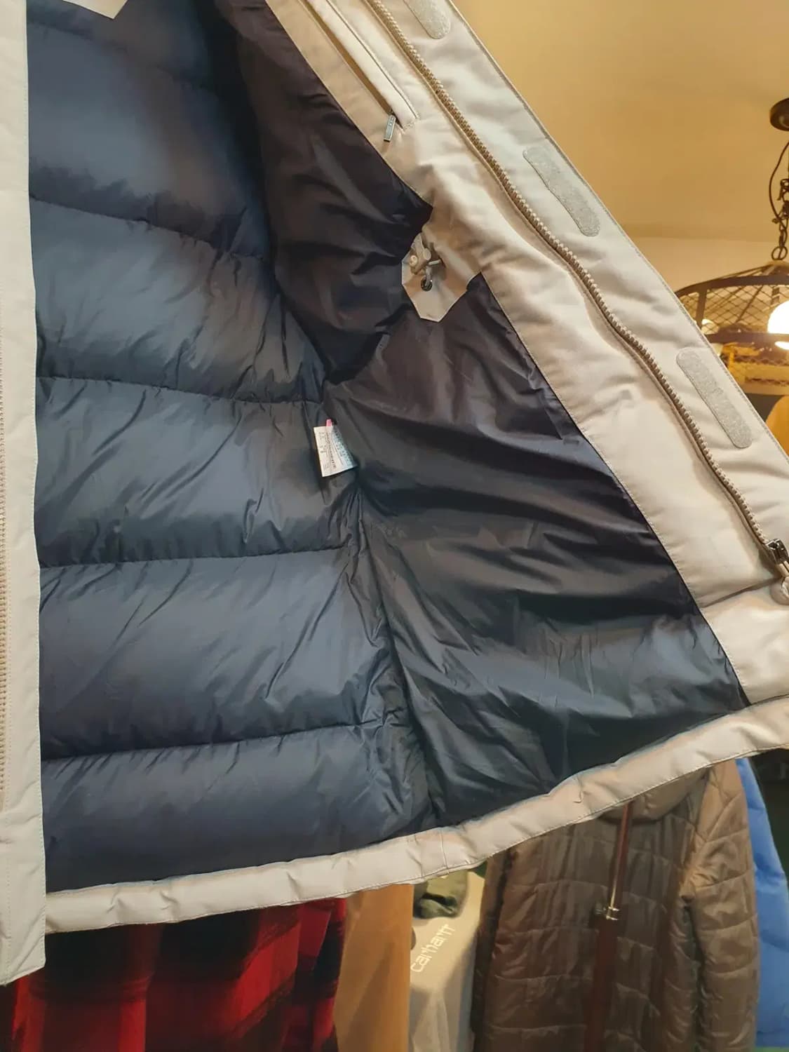 무하자 새상품급 90사이즈 K2 거위털 라쿤퍼 최고급 끝판왕 대장급 패딩 상품이미지6