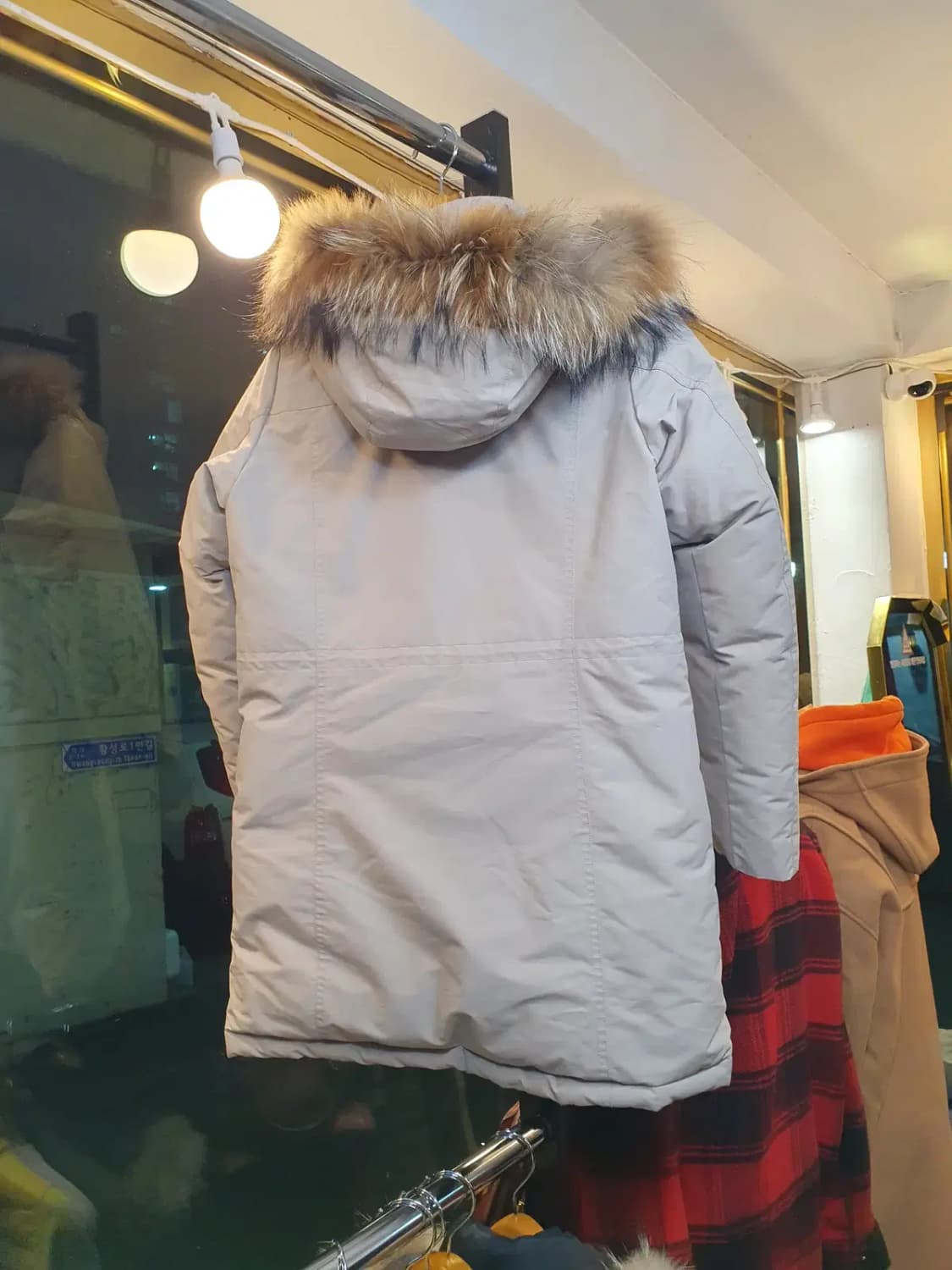 무하자 새상품급 90사이즈 K2 거위털 라쿤퍼 최고급 끝판왕 대장급 패딩 상품이미지8