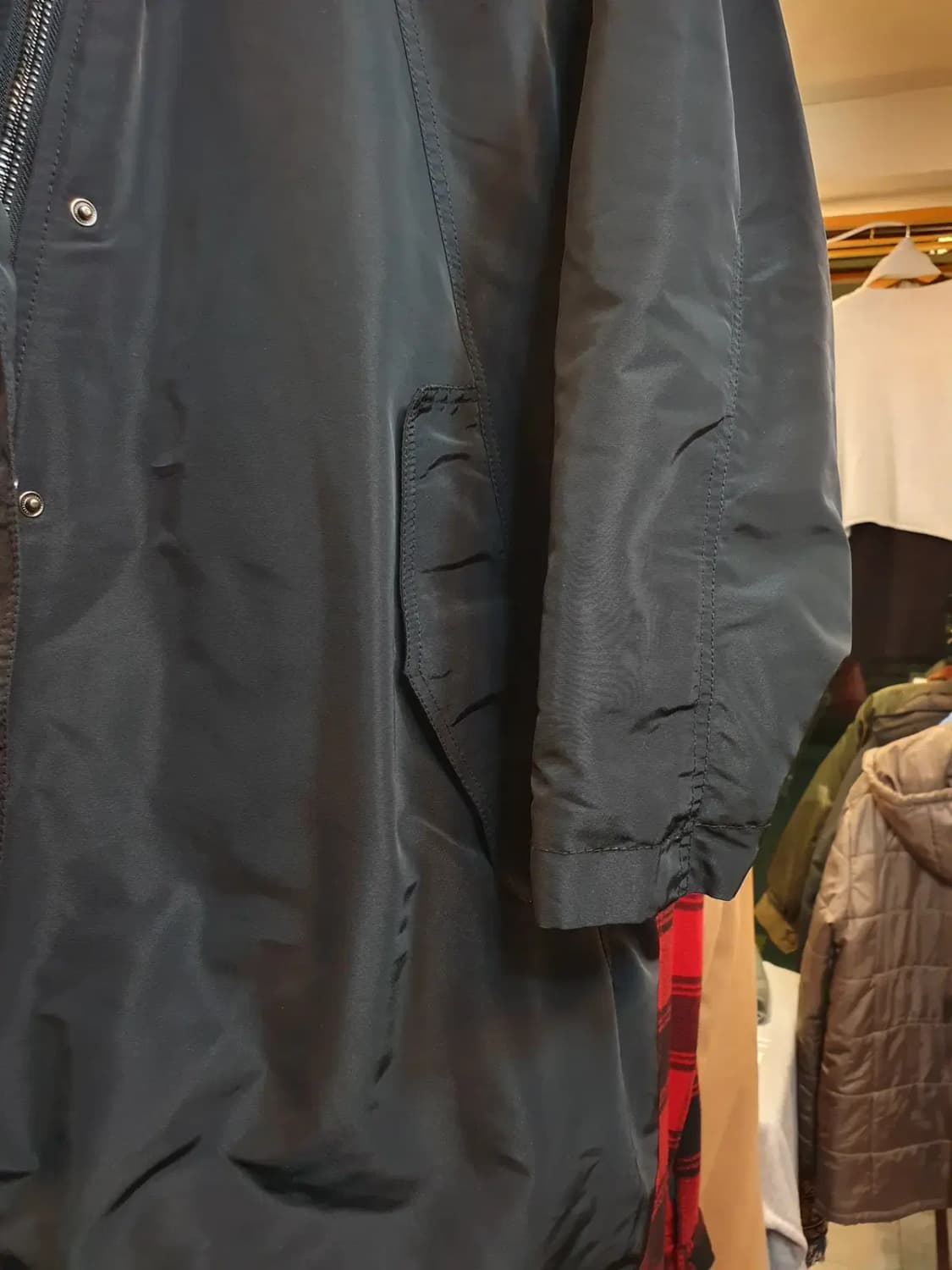 실사이즈 77~88 명품 대장급 끝판왕 아크네 웰론 안감 탈론 지퍼 야상 상품이미지5