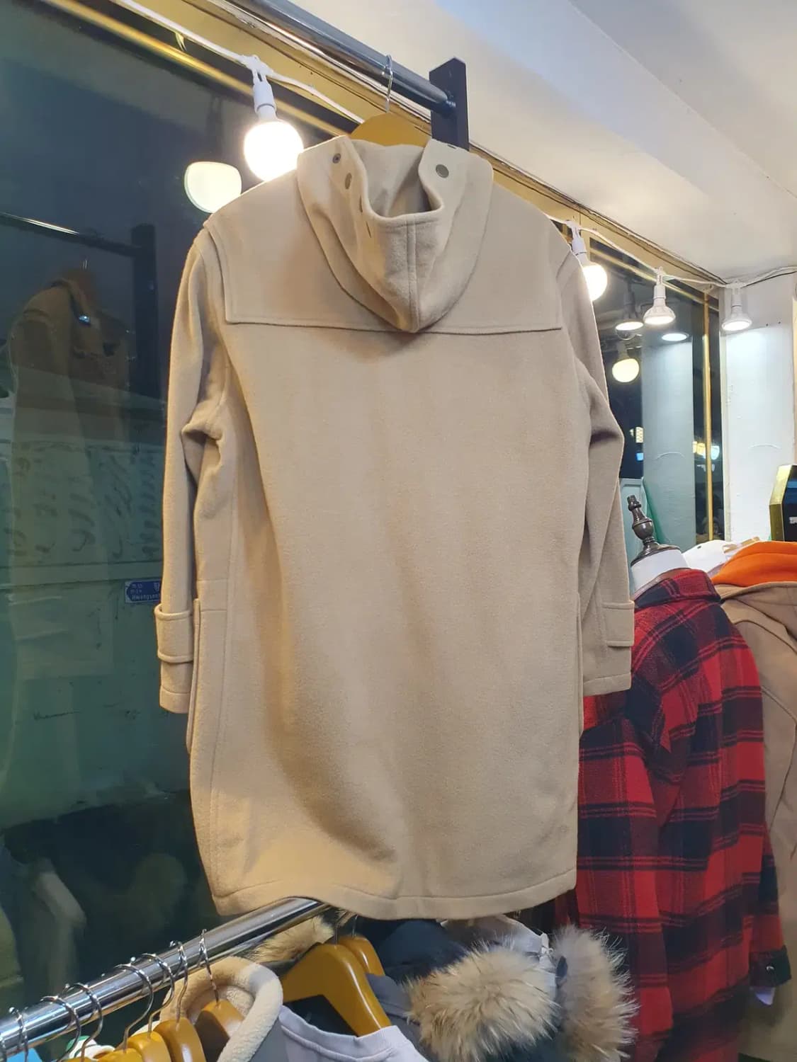 폴로 랄프로렌 클래식 오리지널 울 더플코트 떡볶이코트 실사이즈 XL 상품이미지8