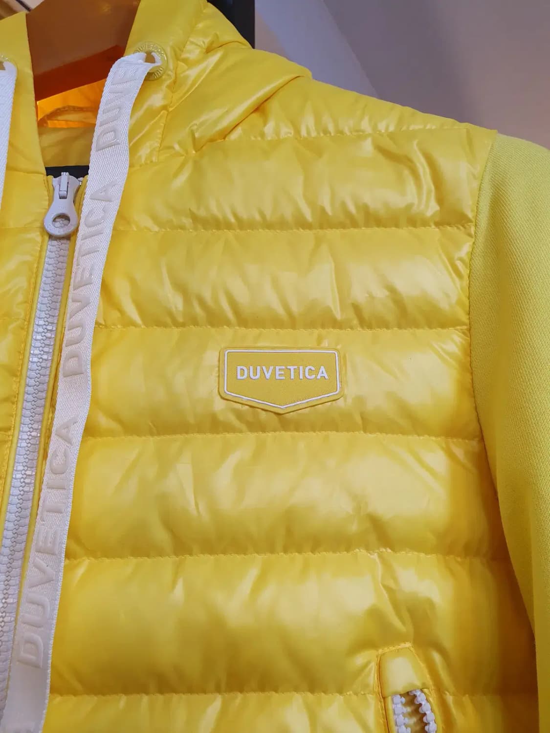 듀베티카 거위털 구스다운 니트 집업 42사이즈 넉넉 55~정핏 66 상품이미지3