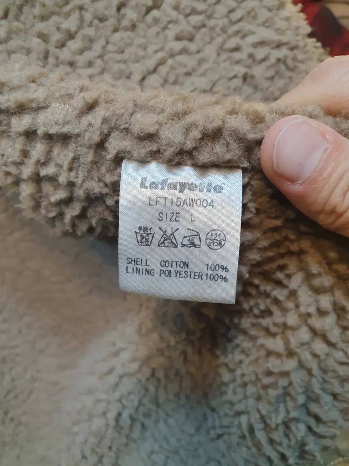 일본 스트릿 브랜드 라파예트 양털 쉐르파 뽀글이 성조기 패치코트 L사이즈 상품이미지7