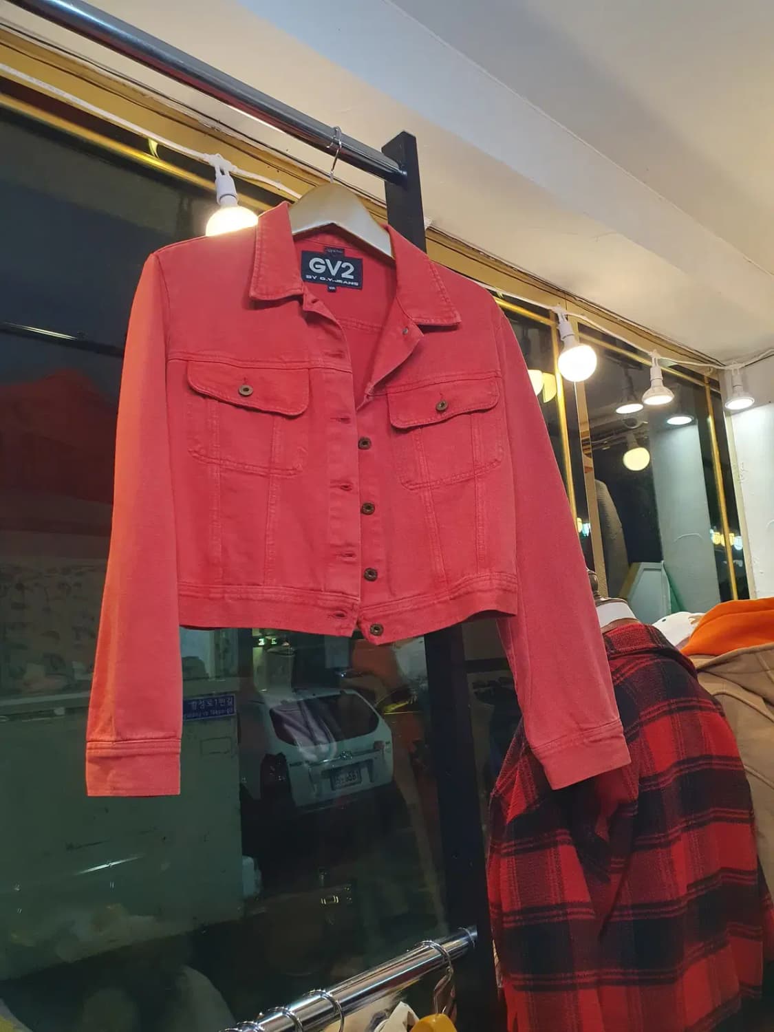 GV2 이탈리안 클래식 청자켓 레드컬러 여성 55~77사이즈 상품이미지1