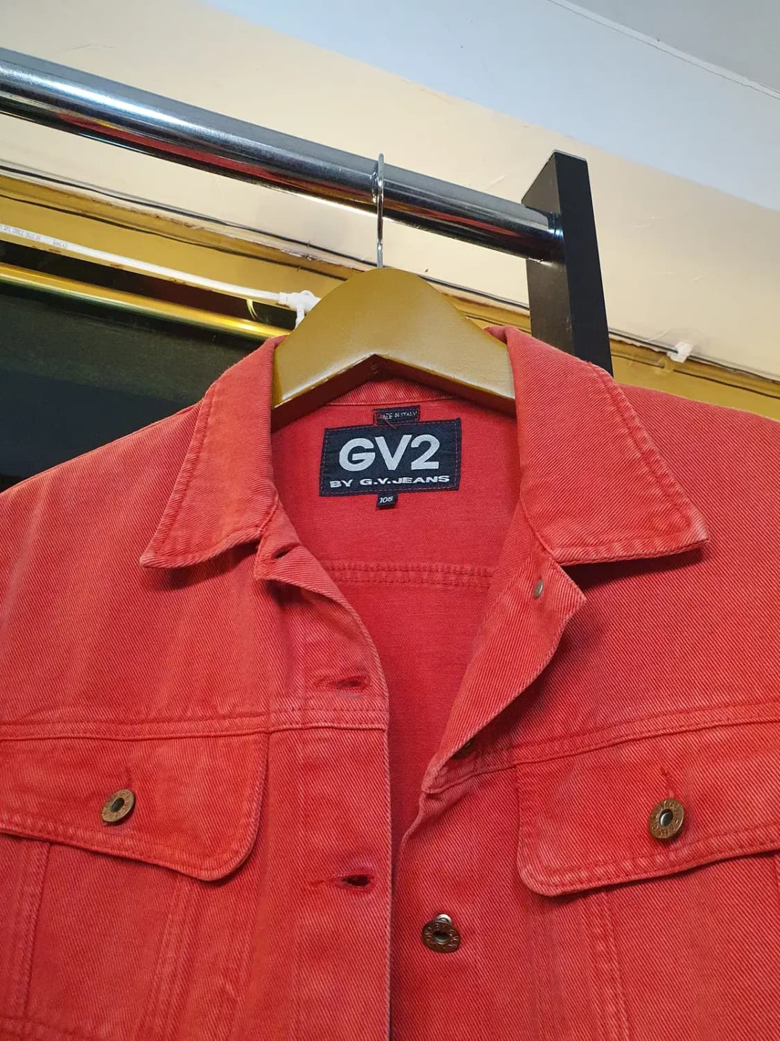 GV2 이탈리안 클래식 청자켓 레드컬러 여성 55~77사이즈 상품이미지3