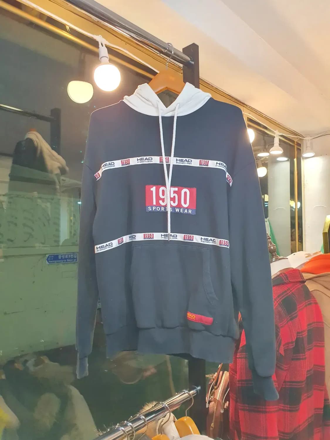 헤드X로맨틱크라운 콜라보레이션 디자인 라이닝 후드 L사이즈 상품이미지1