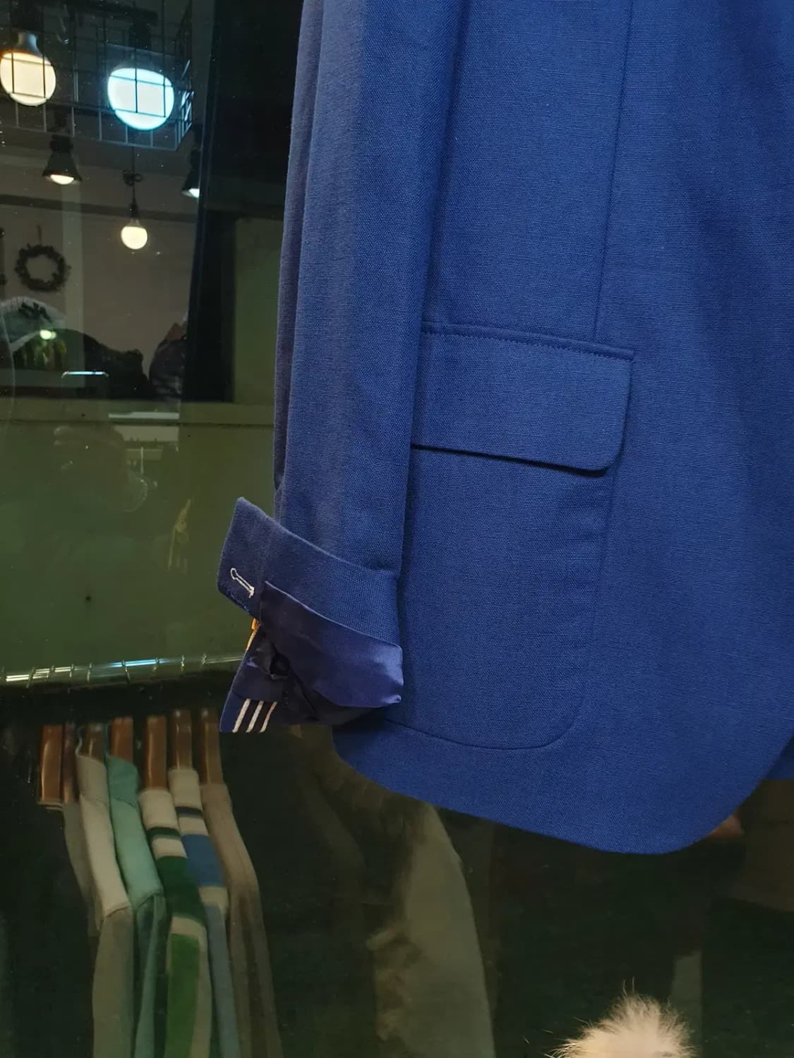 간트 언컨스트럭티드 소매 리얼버튼 클래식 싱글 투버튼 자켓 52사이즈 상품이미지5