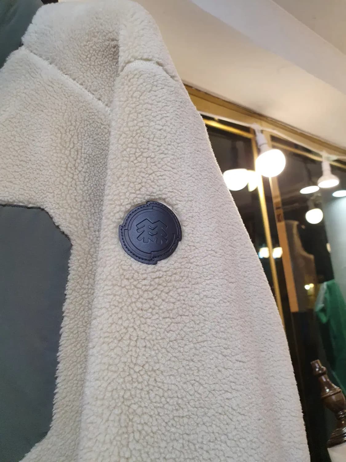 코오롱스포츠 바람막이 소재 컬러블록 양털 뽀글이 쉐르파 후리스 95사이즈 상품이미지3