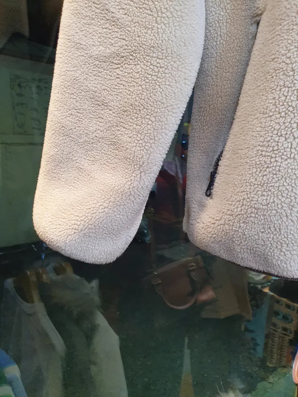 코오롱스포츠 바람막이 소재 컬러블록 양털 뽀글이 쉐르파 후리스 95사이즈 상품이미지5